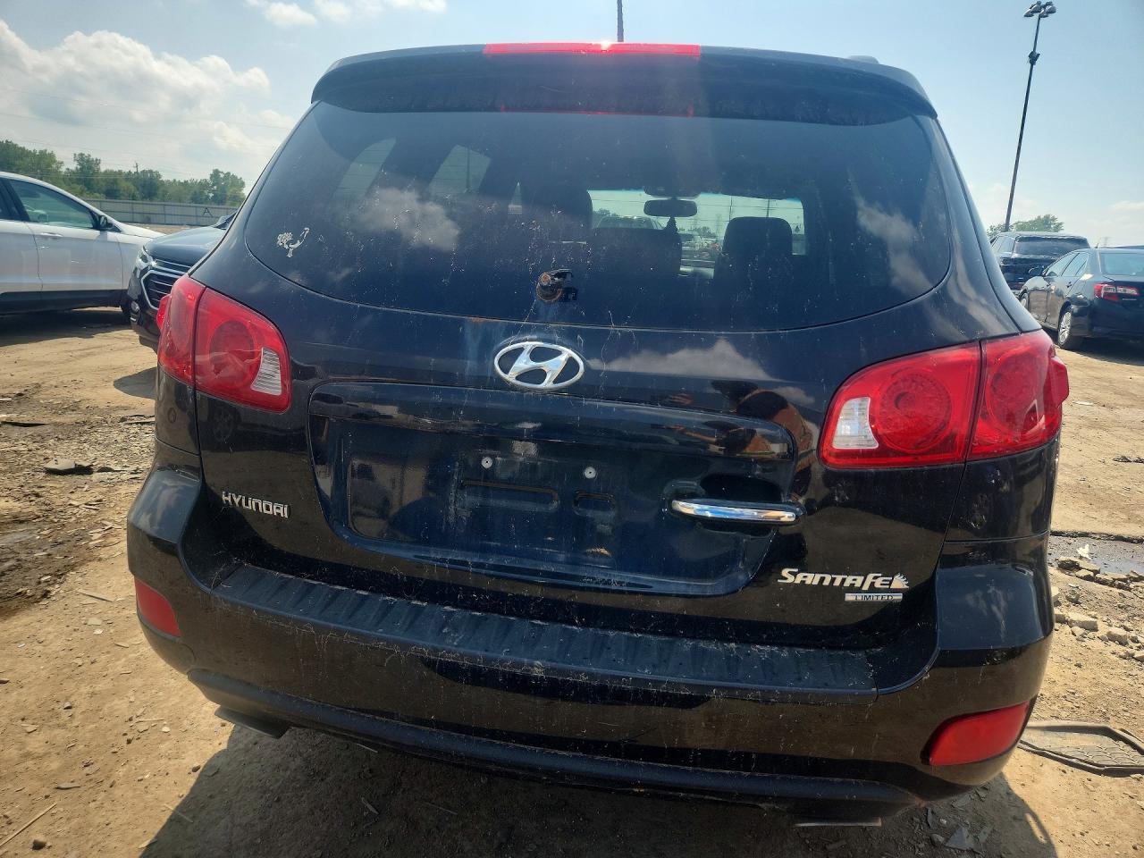 2009 Hyundai Santa Fe Limited Черный vin: 5NMSH13E49H287838