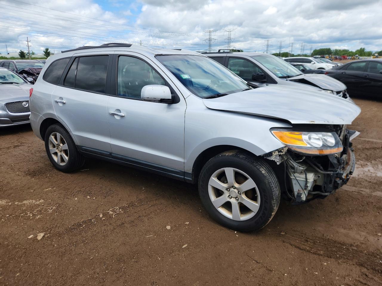 2009 Hyundai Santa Fe Limited Gray vin: 5NMSH13E49H288259