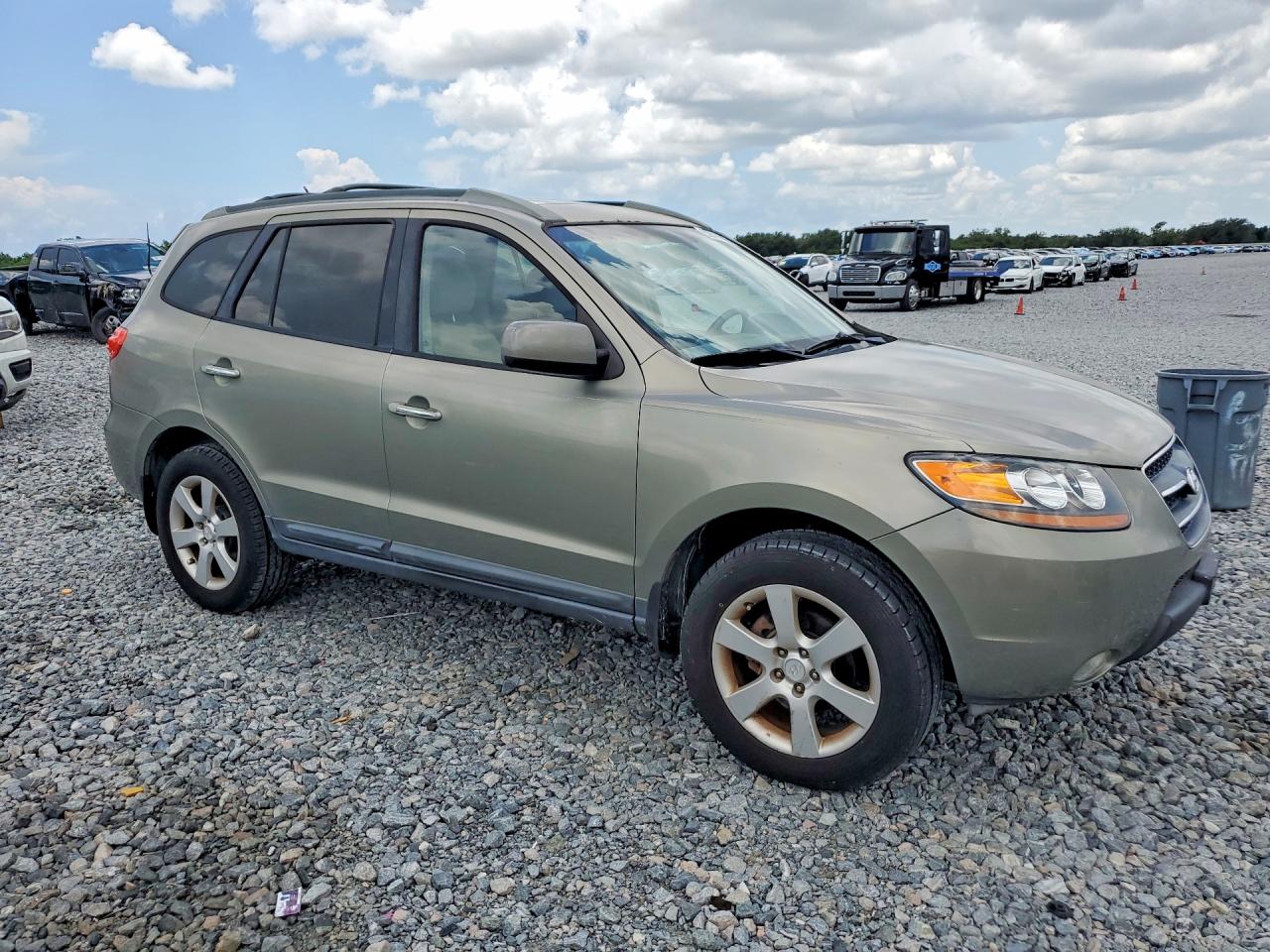 2009 Hyundai Santa Fe Limited Бежевый vin: 5NMSH13E49H302192