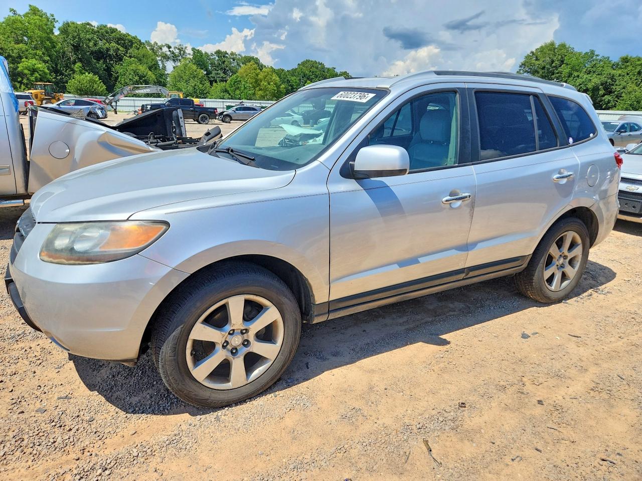 2007 Hyundai Santa Fe Se Silver vin: 5NMSH13E57H019085