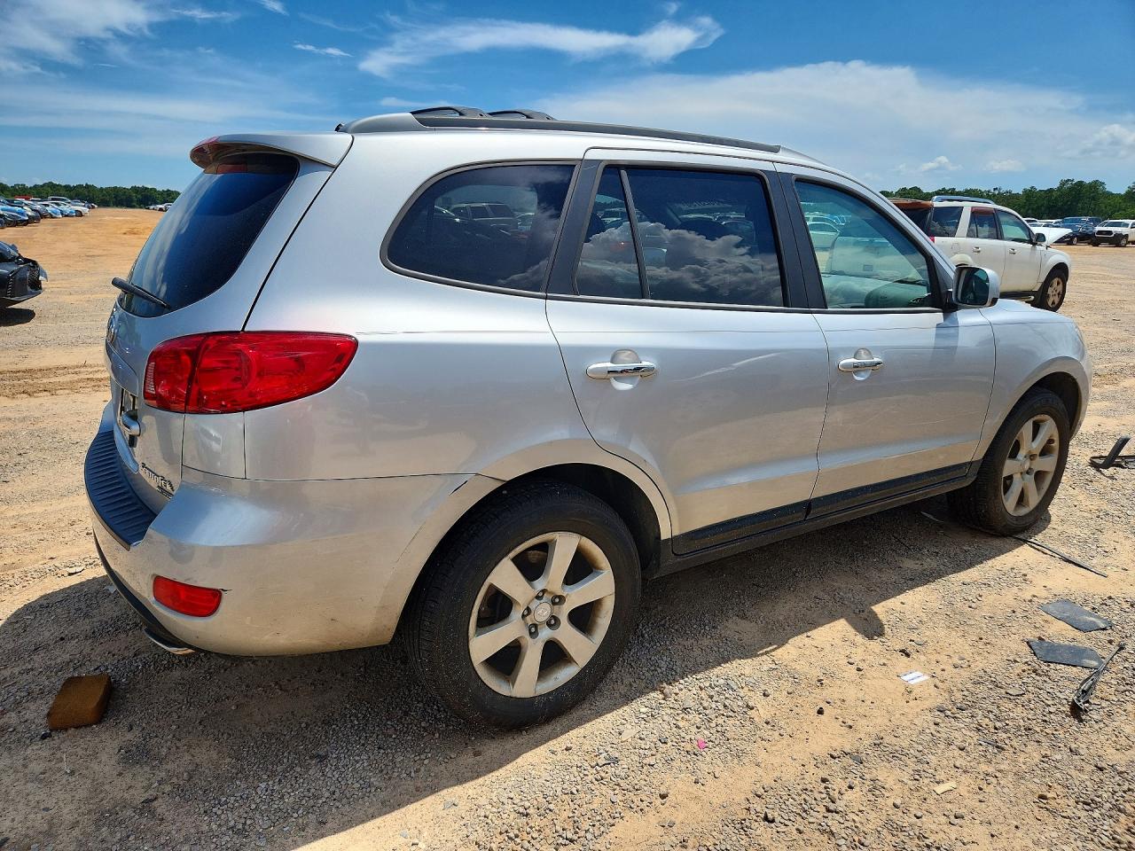 2007 Hyundai Santa Fe Se Silver vin: 5NMSH13E57H019085