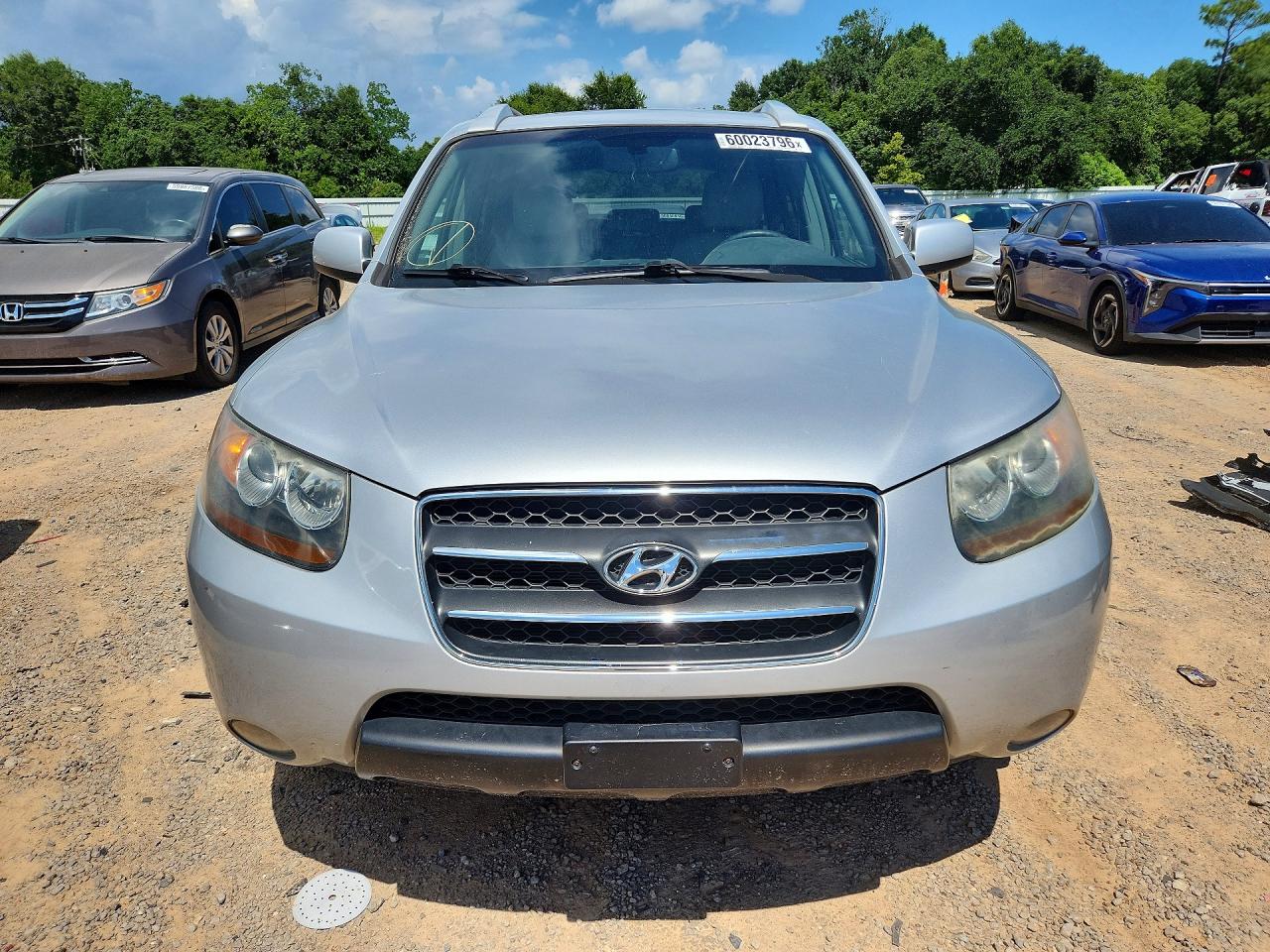 2007 Hyundai Santa Fe Se Silver vin: 5NMSH13E57H019085