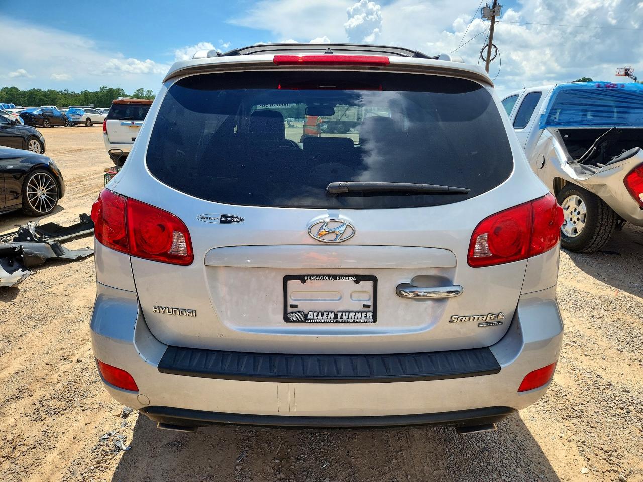 2007 Hyundai Santa Fe Se Silver vin: 5NMSH13E57H019085