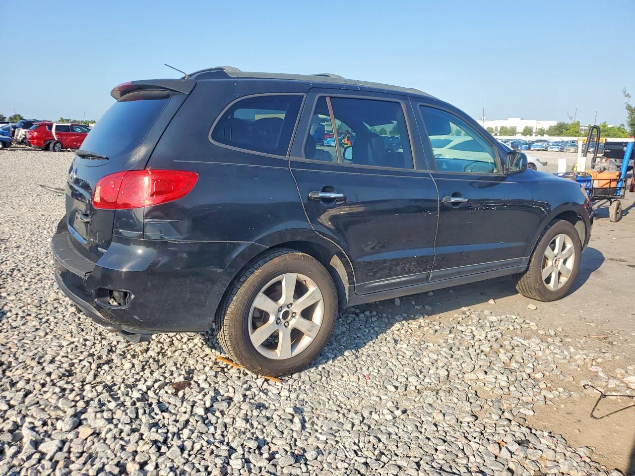 2007 Hyundai Santa Fe Se Black vin: 5NMSH13E57H045668
