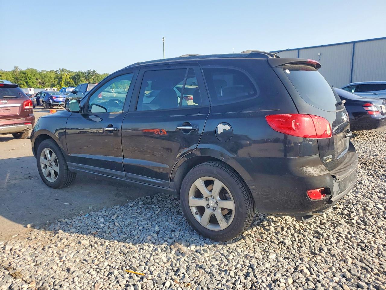 2007 Hyundai Santa Fe Se Black vin: 5NMSH13E57H045668