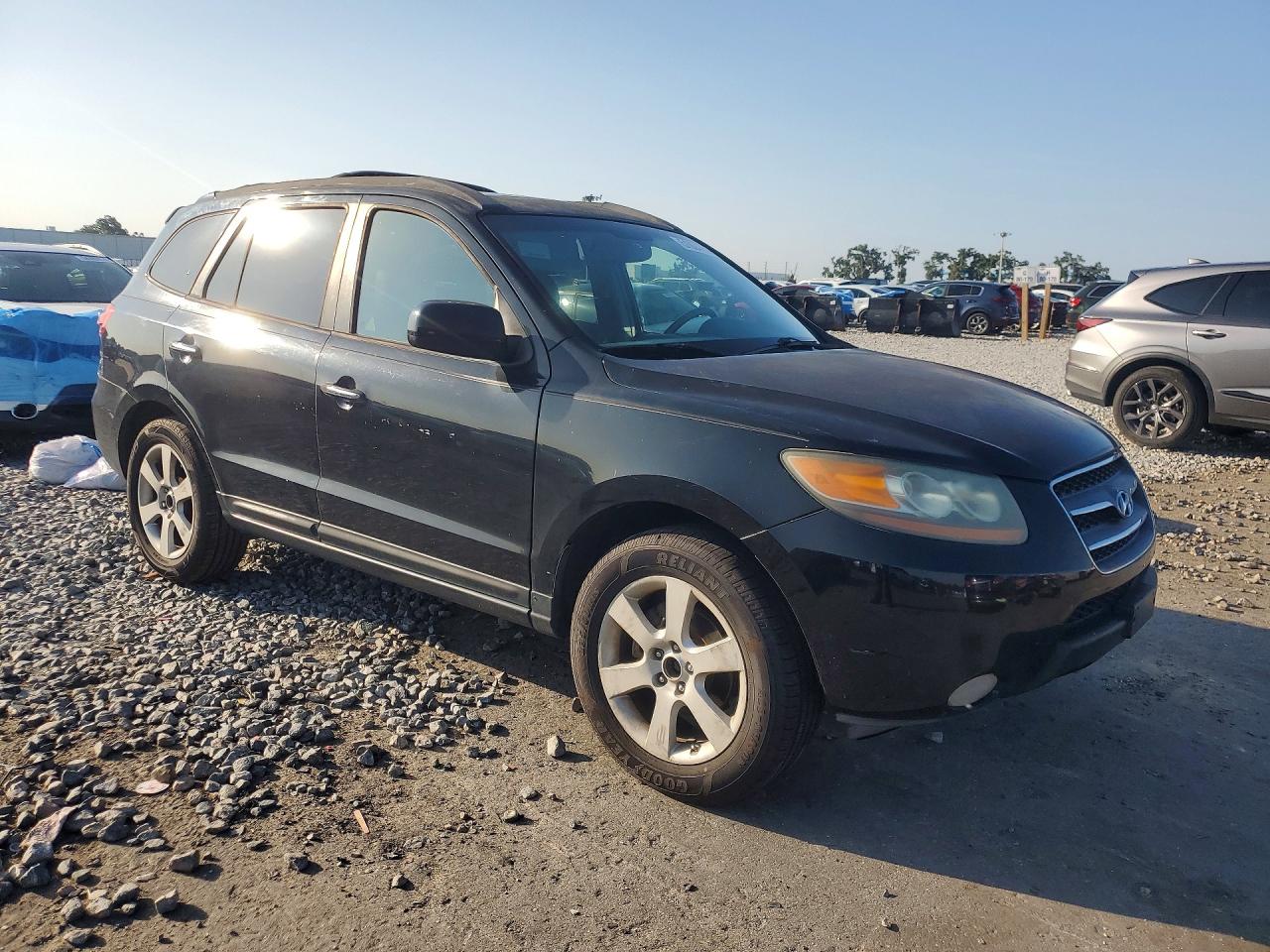 2007 Hyundai Santa Fe Se Black vin: 5NMSH13E57H045668