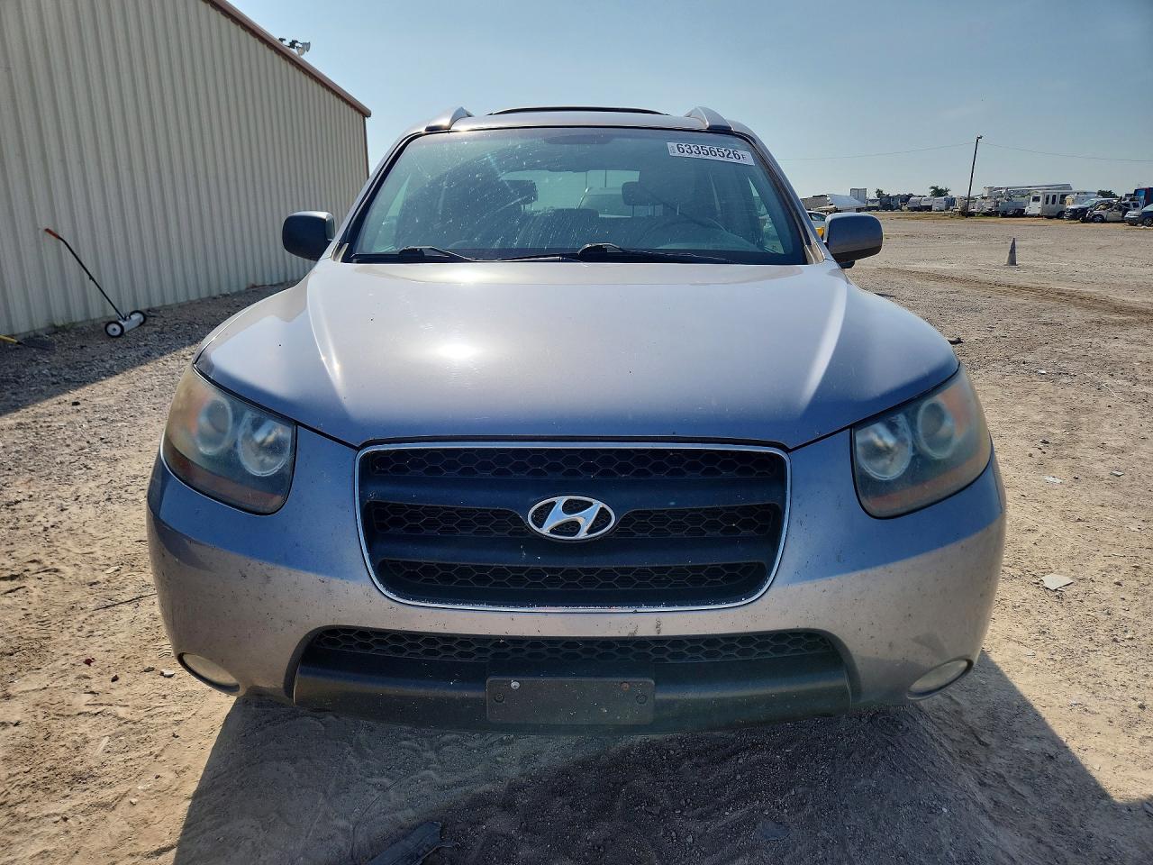2007 Hyundai Santa Fe Se Серебряный vin: 5NMSH13E57H087077