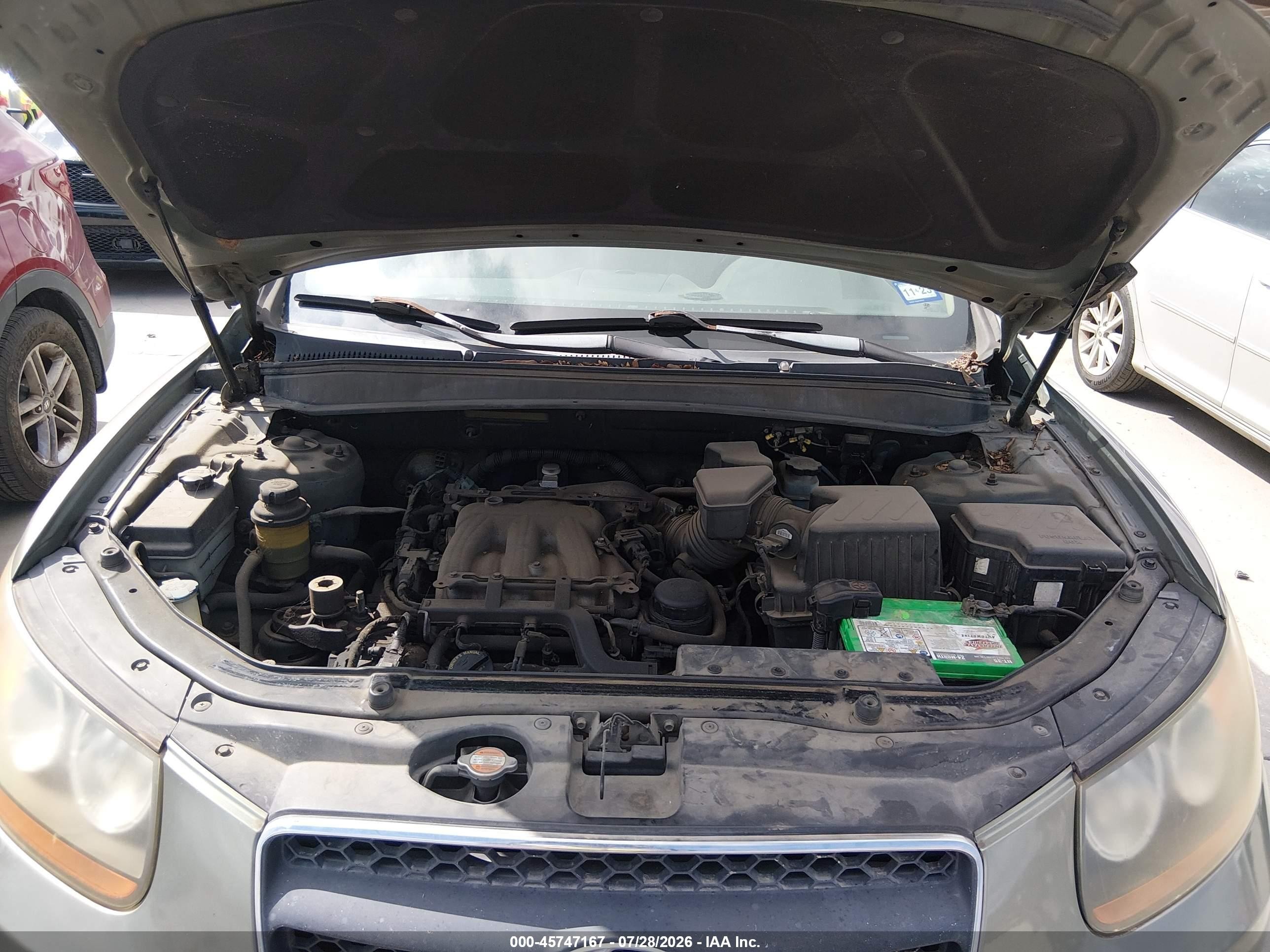 2007 Hyundai Santa Fe Limited/se Green vin: 5NMSH13E57H108672