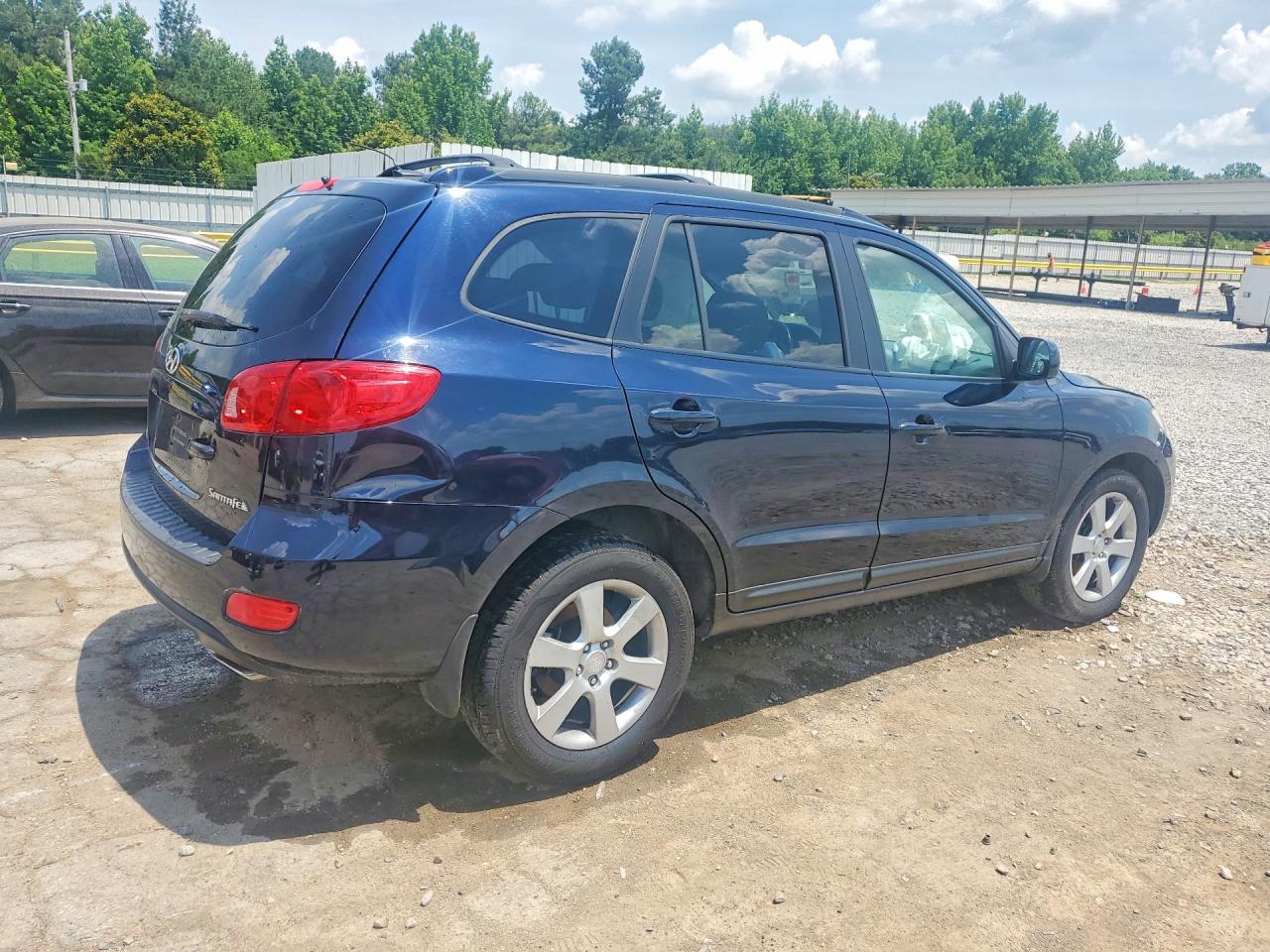 2007 Hyundai Santa Fe Se Blue vin: 5NMSH13E57H113340