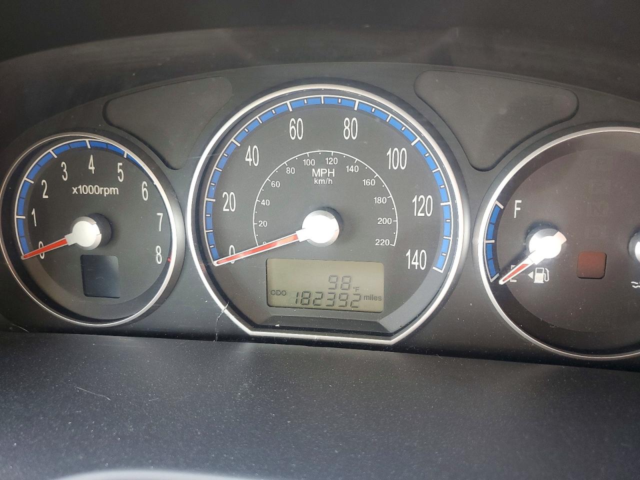 2007 Hyundai Santa Fe Se Blue vin: 5NMSH13E57H113340