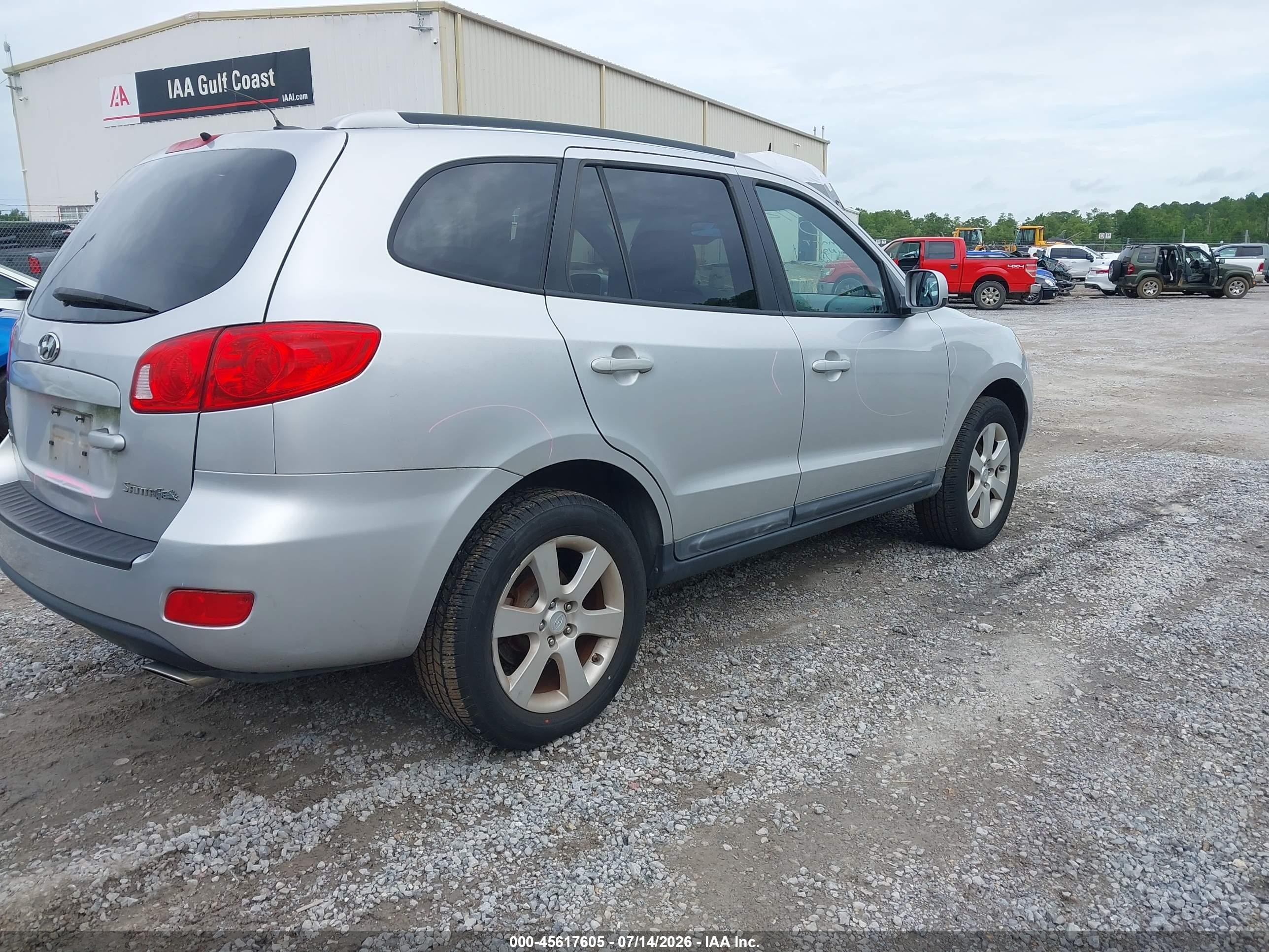 2008 Hyundai Santa Fe Limited/se Silver vin: 5NMSH13E58H130981