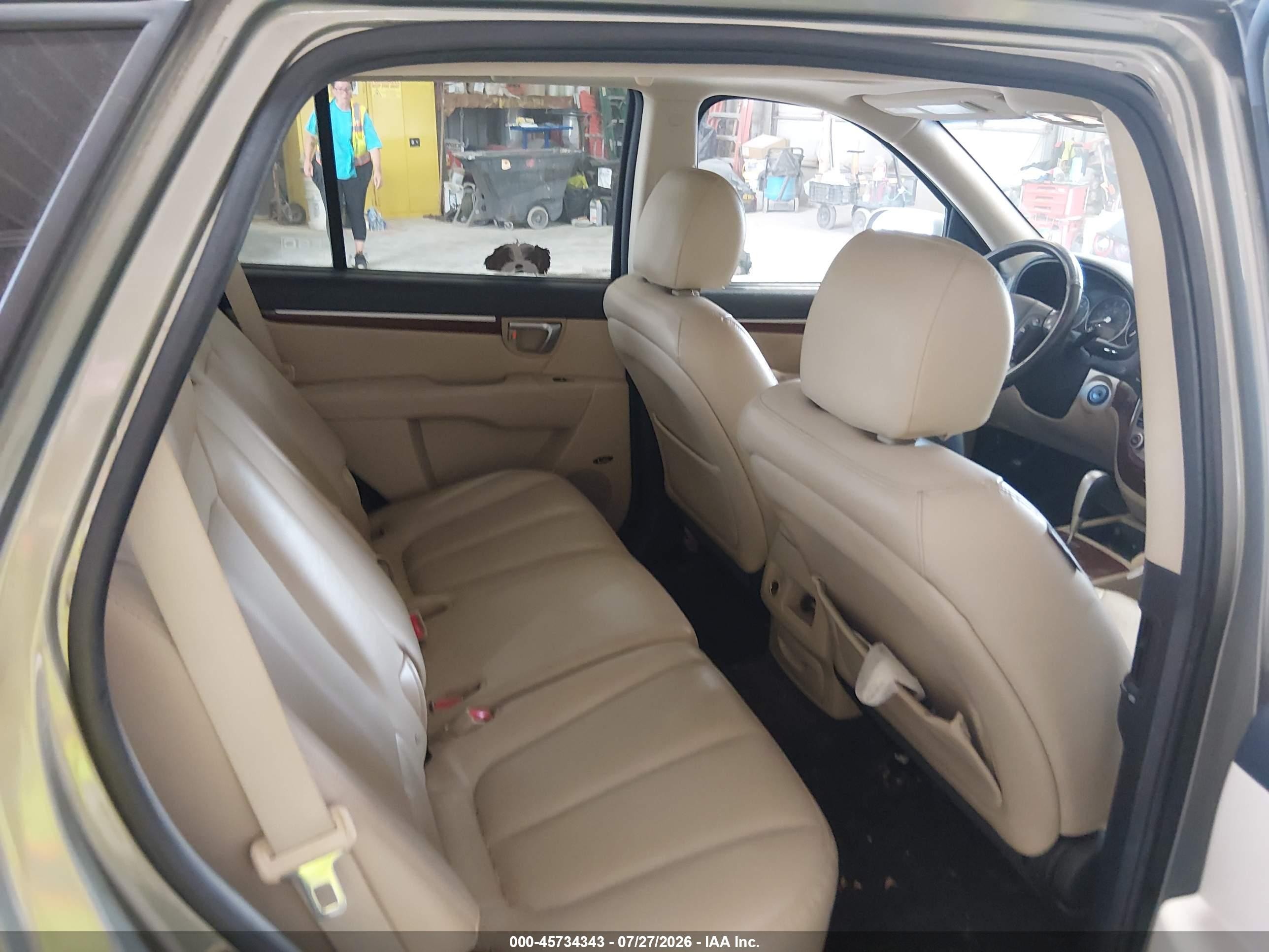2008 Hyundai Santa Fe Limited/se Золотой vin: 5NMSH13E58H184863