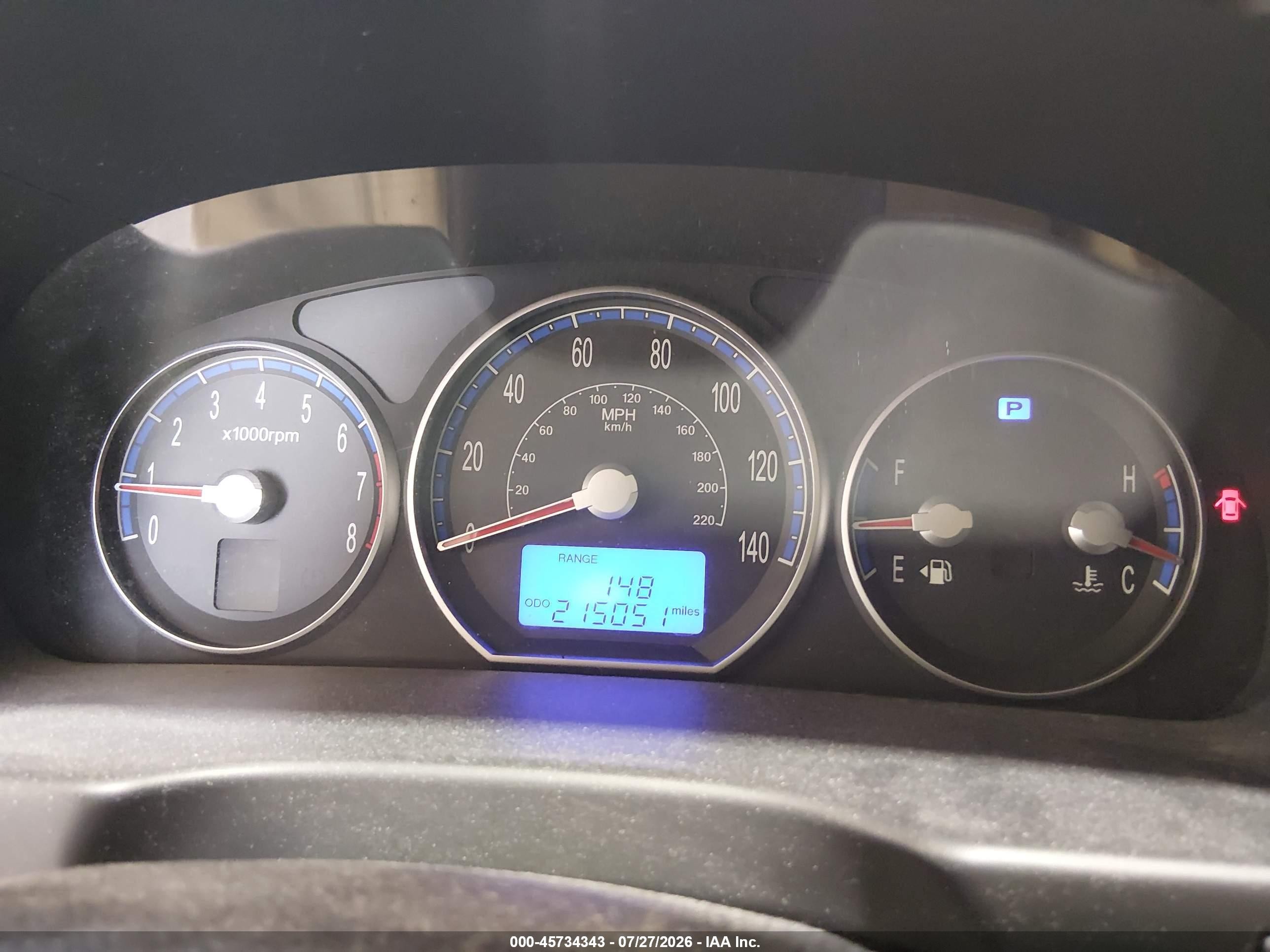 2008 Hyundai Santa Fe Limited/se Золотой vin: 5NMSH13E58H184863