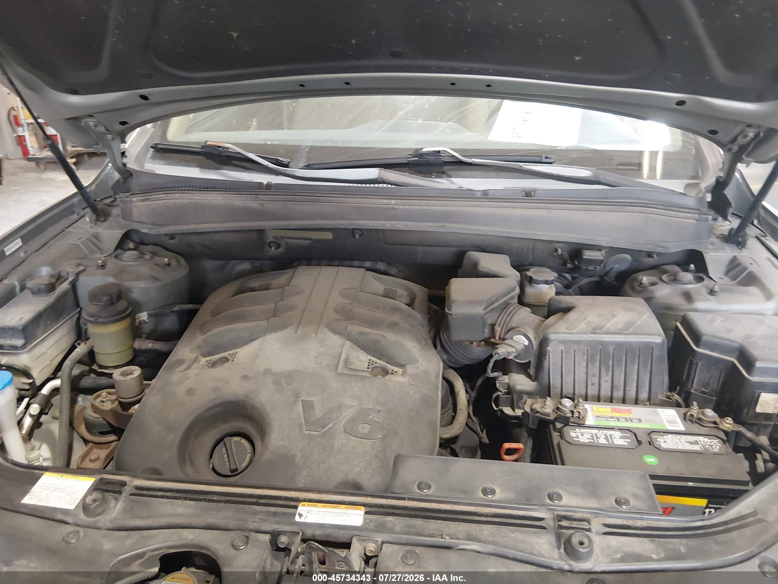 2008 Hyundai Santa Fe Limited/se Золотой vin: 5NMSH13E58H184863