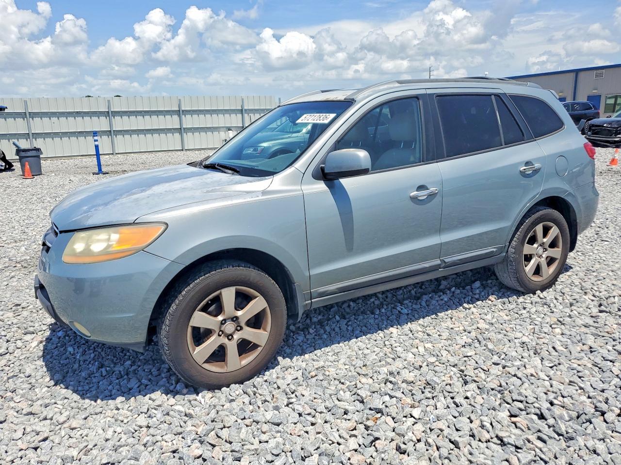 2008 Hyundai Santa Fe Se/limited Blue vin: 5NMSH13E58H194602