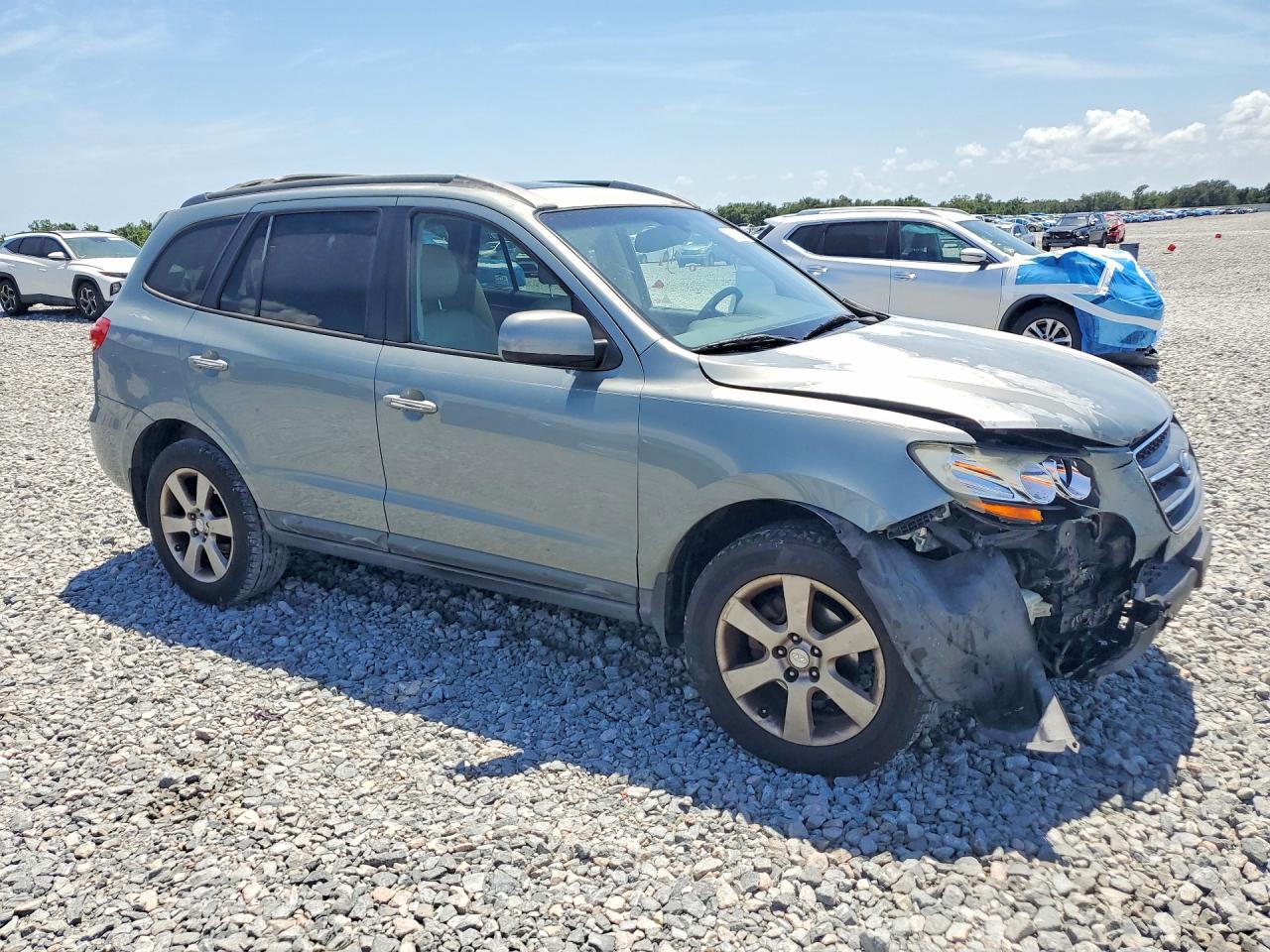 2008 Hyundai Santa Fe Se/limited Blue vin: 5NMSH13E58H194602