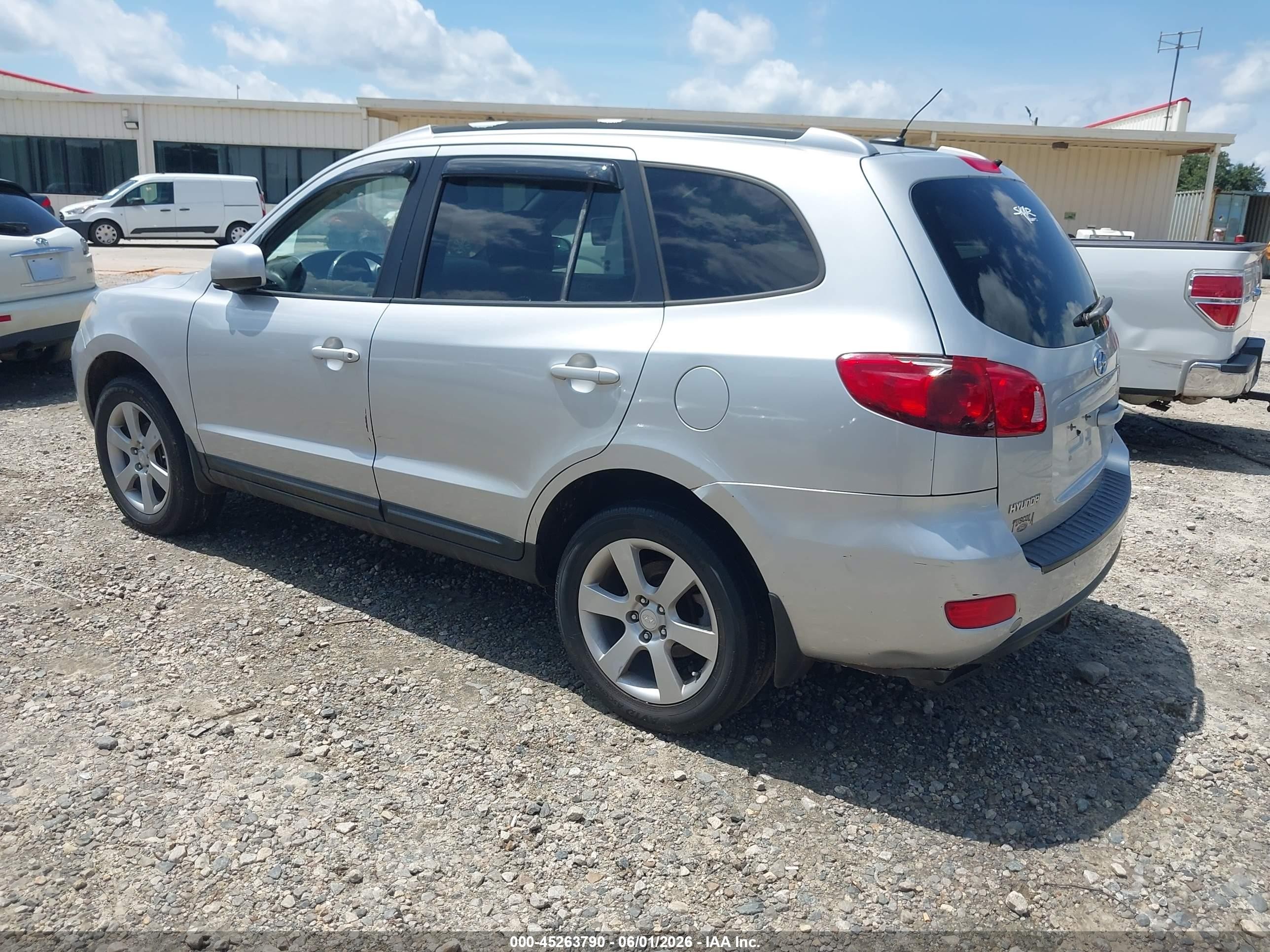 2008 Hyundai Santa Fe Limited/se Серебряный vin: 5NMSH13E58H212323