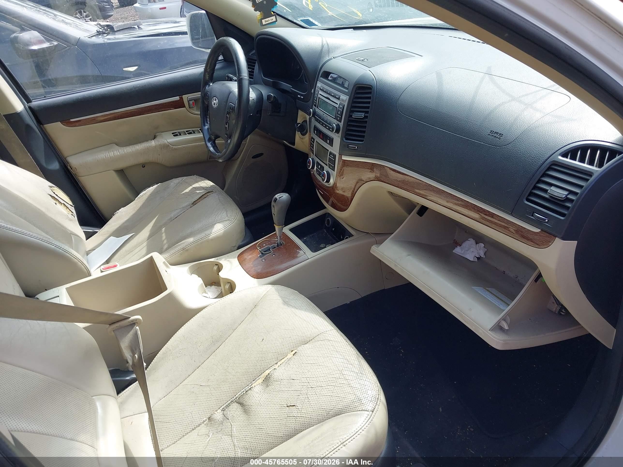 2008 Hyundai Santa Fe Limited/se White vin: 5NMSH13E58H228344