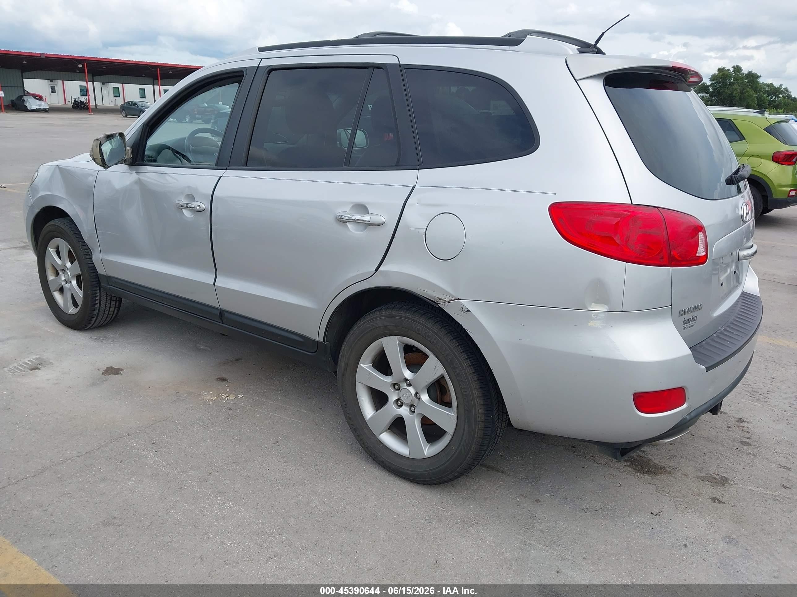 2009 Hyundai Santa Fe Limited Серебряный vin: 5NMSH13E59H240141