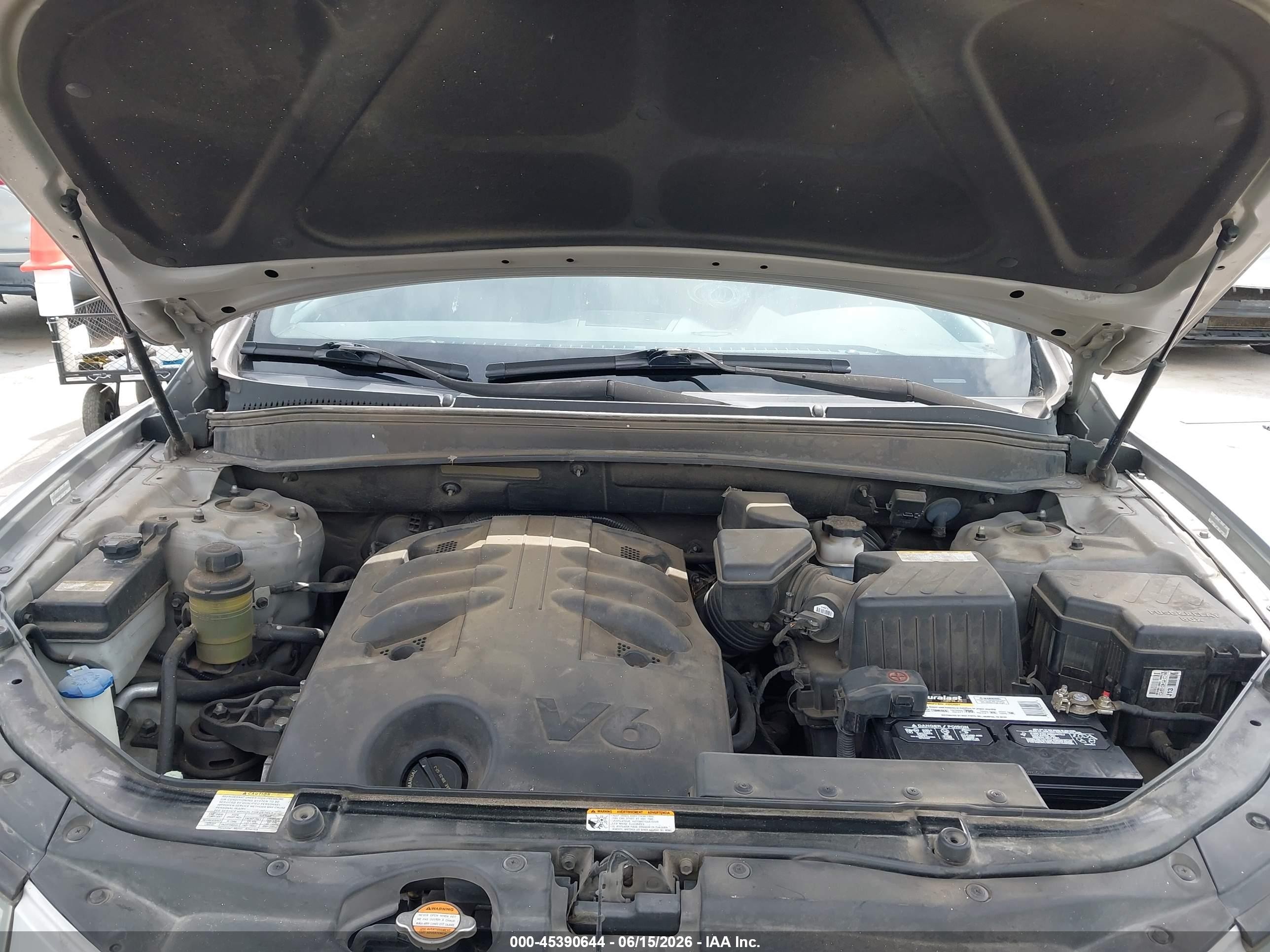 2009 Hyundai Santa Fe Limited Серебряный vin: 5NMSH13E59H240141