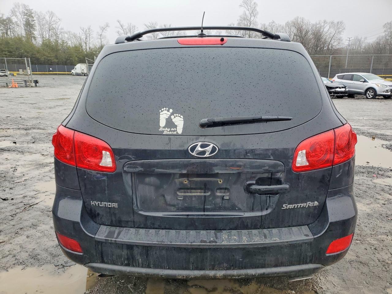 2009 Hyundai Santa Fe Se Black vin: 5NMSH13E59H243699