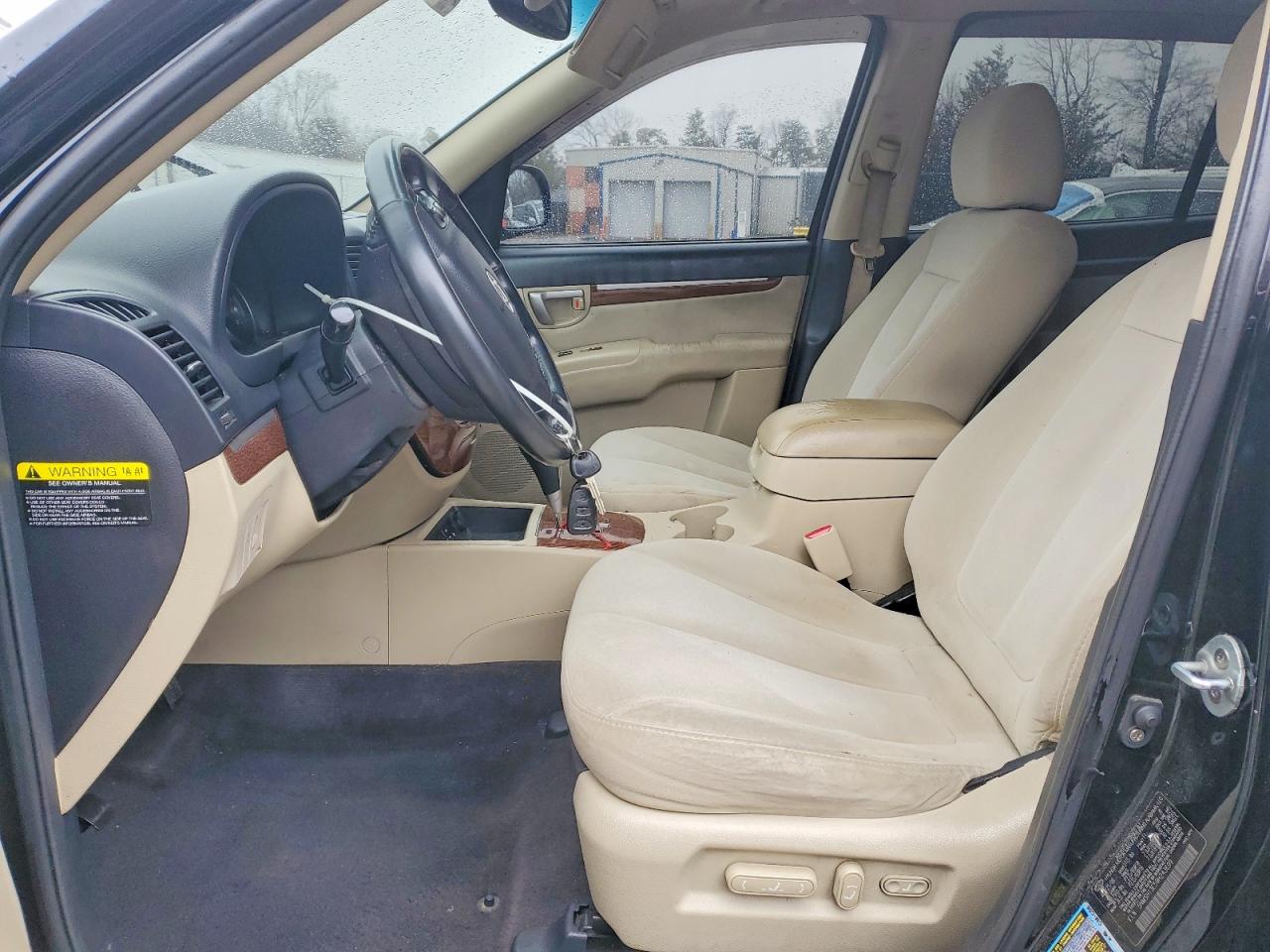 2009 Hyundai Santa Fe Se Black vin: 5NMSH13E59H243699