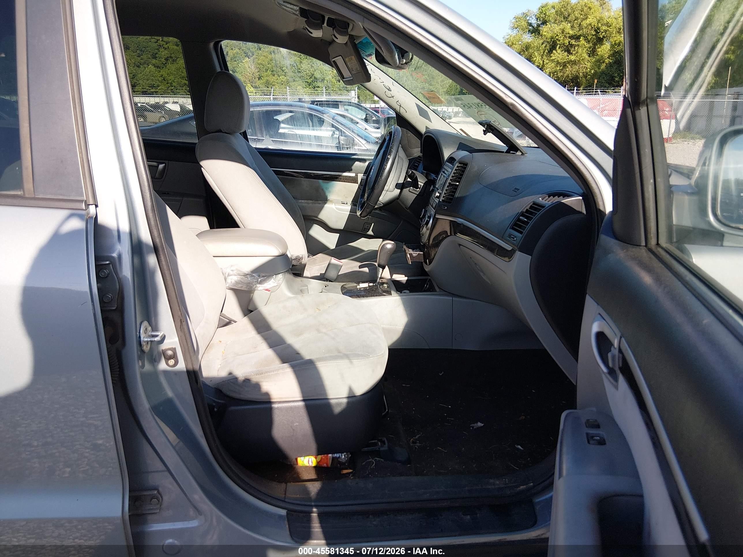 2009 Hyundai Santa Fe Se Gray vin: 5NMSH13E59H249387