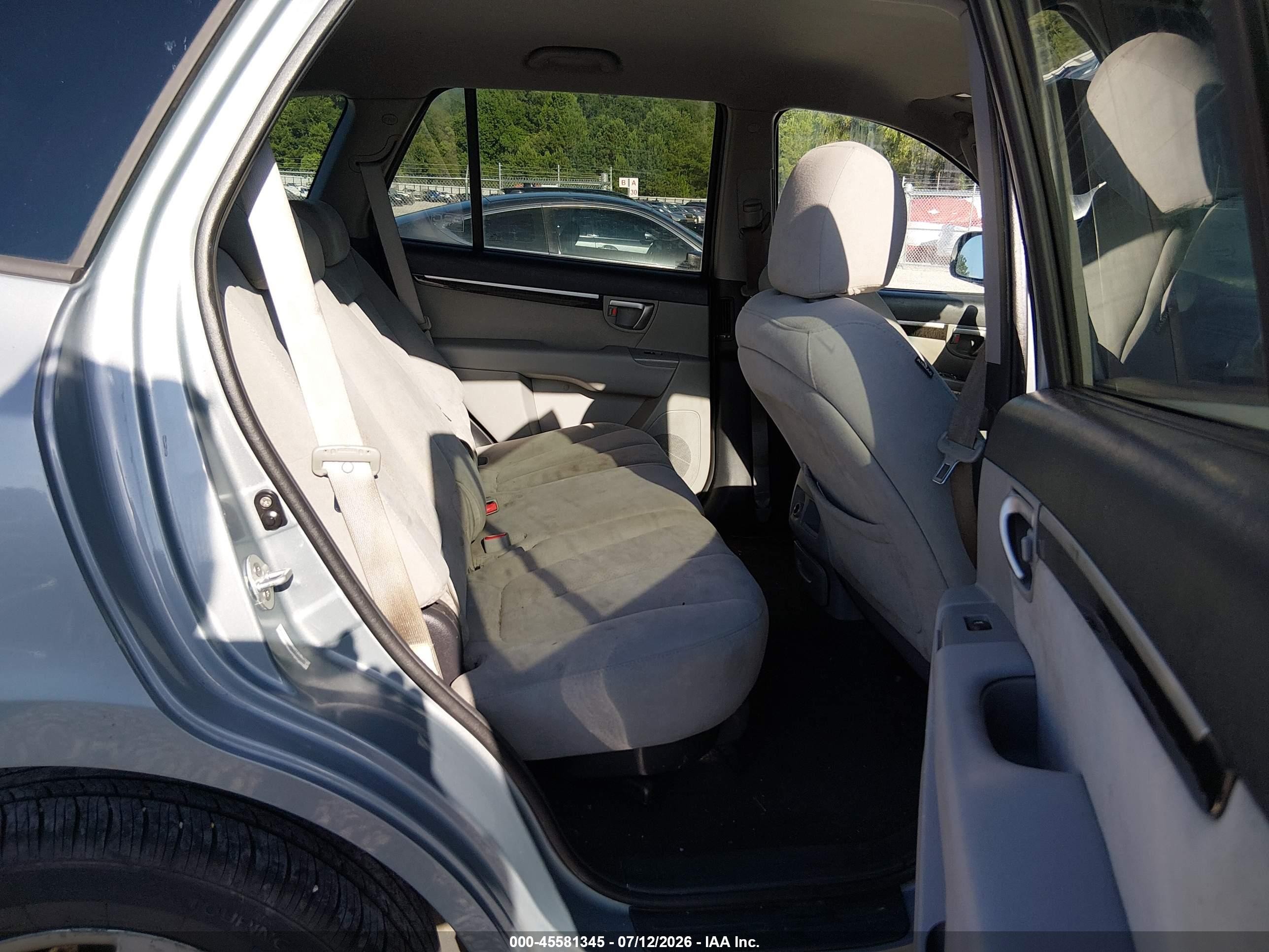 2009 Hyundai Santa Fe Se Gray vin: 5NMSH13E59H249387