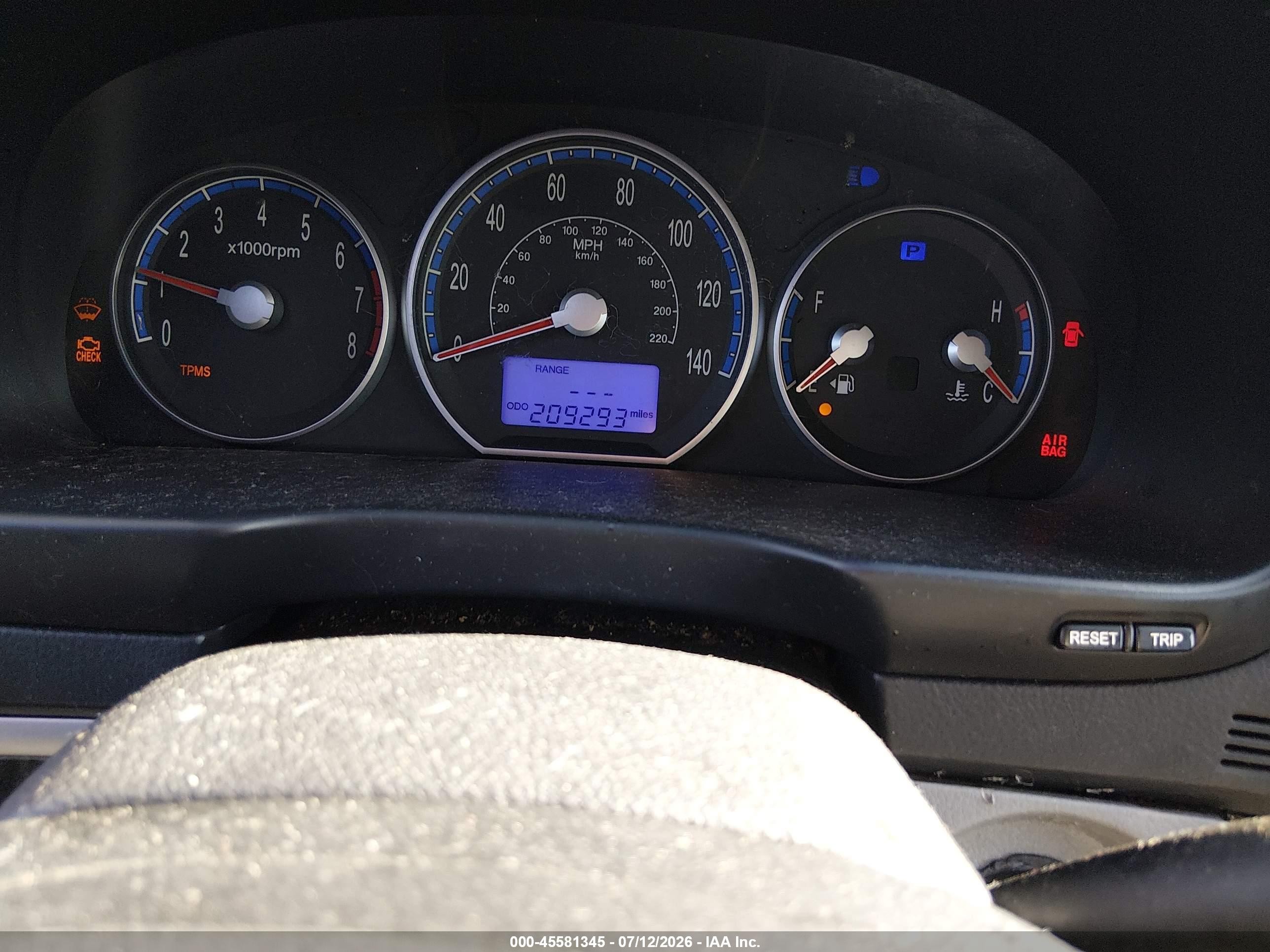 2009 Hyundai Santa Fe Se Gray vin: 5NMSH13E59H249387