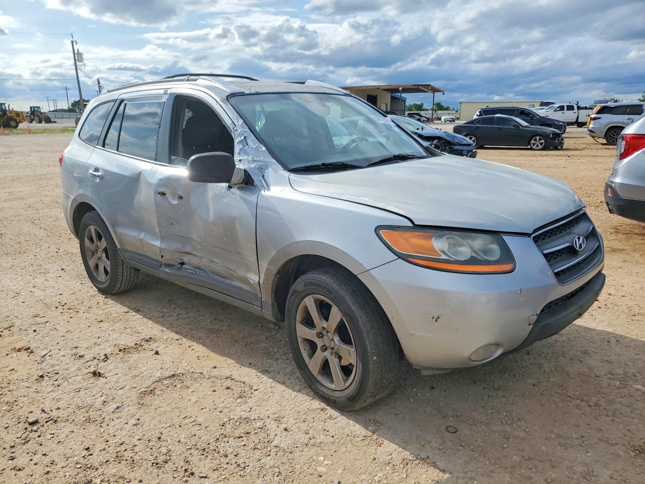 2009 Hyundai Santa Fe Limited Silver vin: 5NMSH13E59H281465