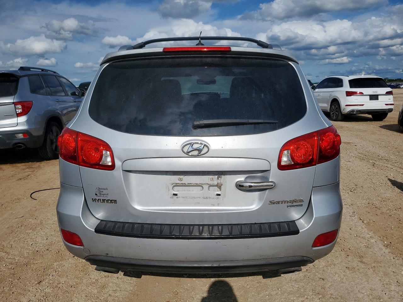 2009 Hyundai Santa Fe Limited Silver vin: 5NMSH13E59H281465