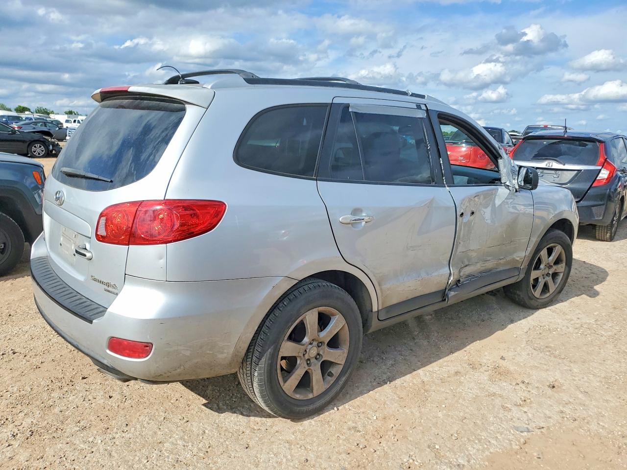 2009 Hyundai Santa Fe Limited Silver vin: 5NMSH13E59H281465