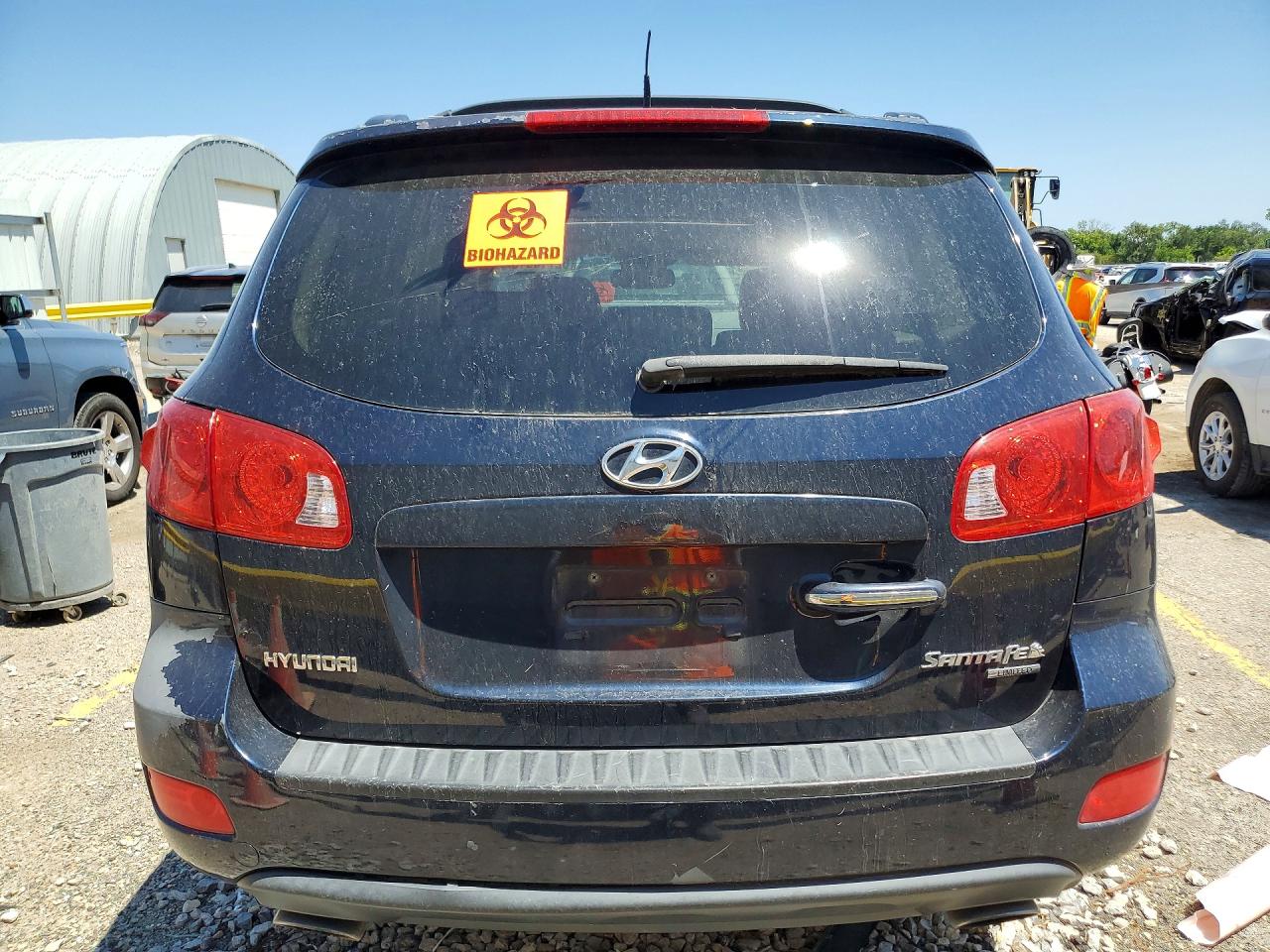 2009 Hyundai Santa Fe Limited Синий vin: 5NMSH13E59H298055