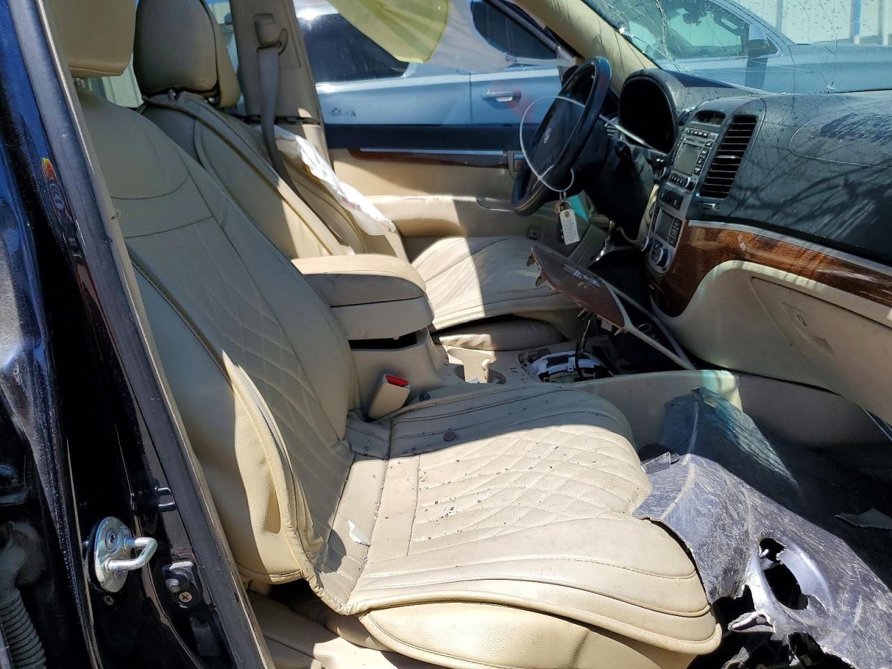 2009 Hyundai Santa Fe Limited Синий vin: 5NMSH13E59H298055
