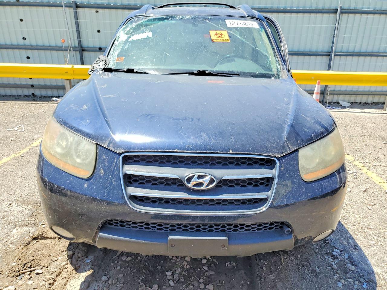 2009 Hyundai Santa Fe Limited Синий vin: 5NMSH13E59H298055