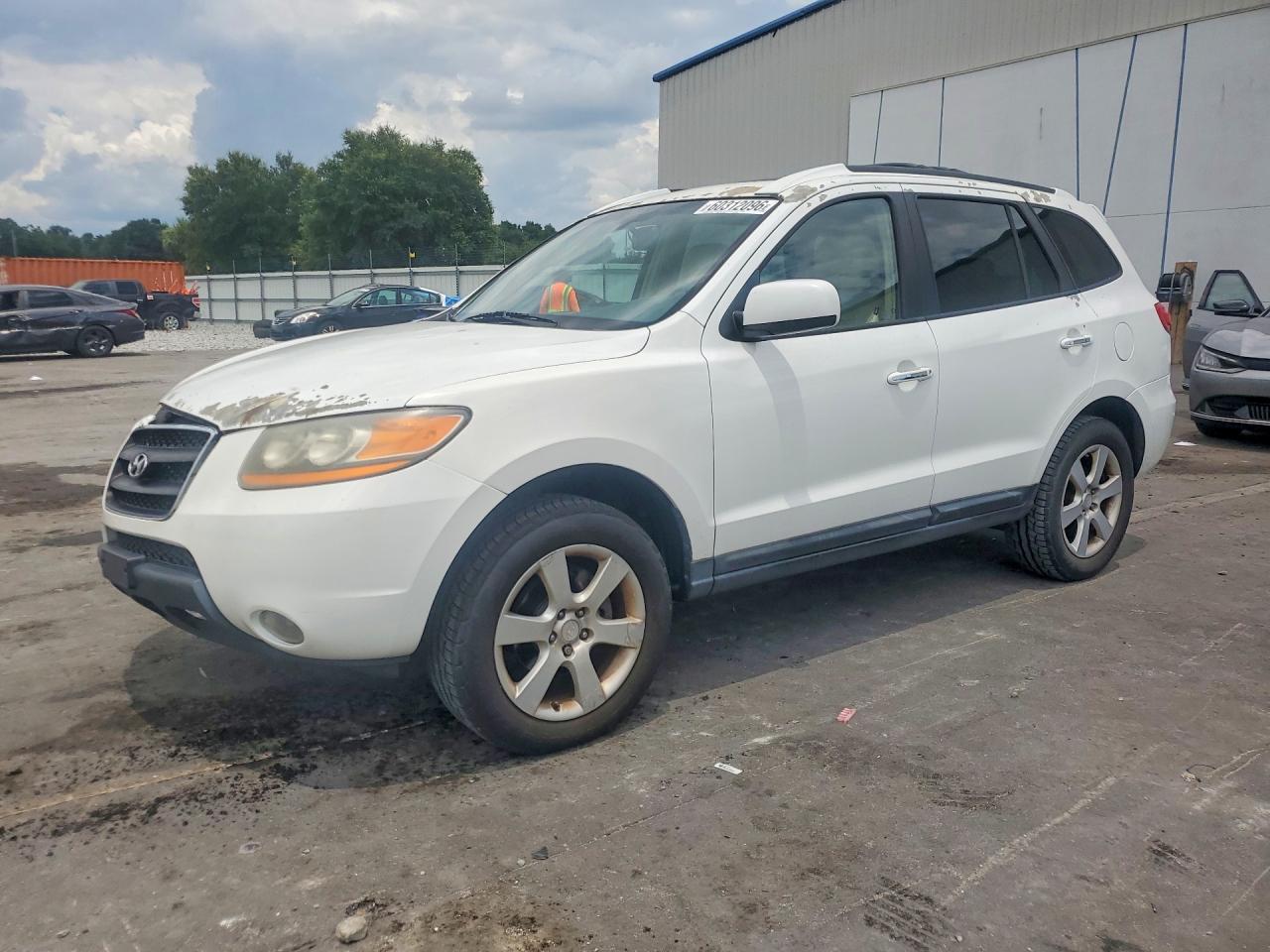 2009 Hyundai Santa Fe Limited White vin: 5NMSH13E59H298265