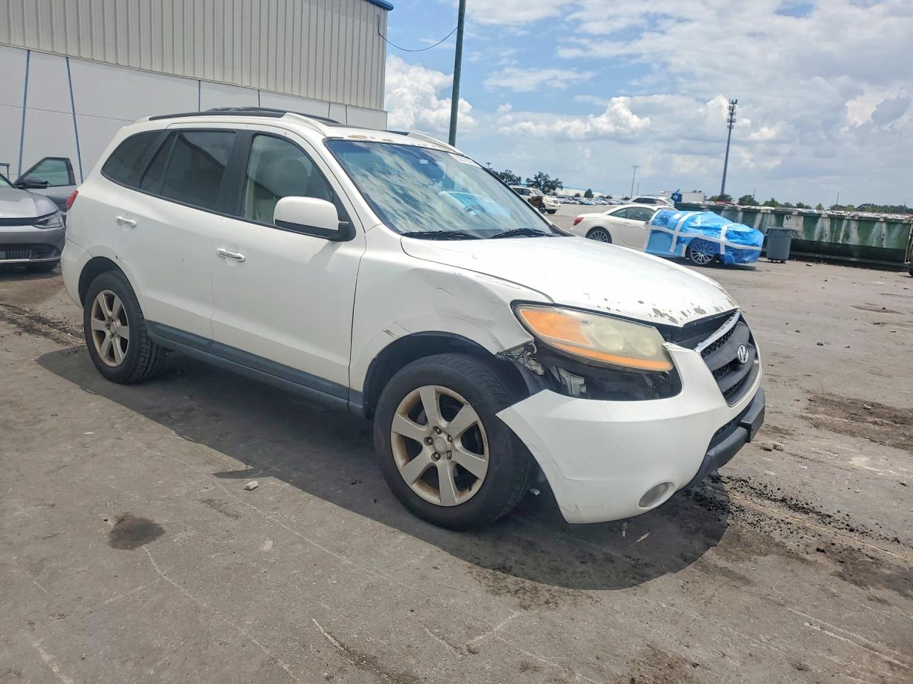 2009 Hyundai Santa Fe Limited White vin: 5NMSH13E59H298265