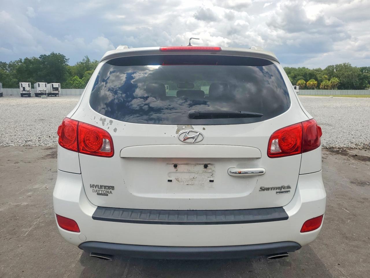 2009 Hyundai Santa Fe Limited White vin: 5NMSH13E59H298265