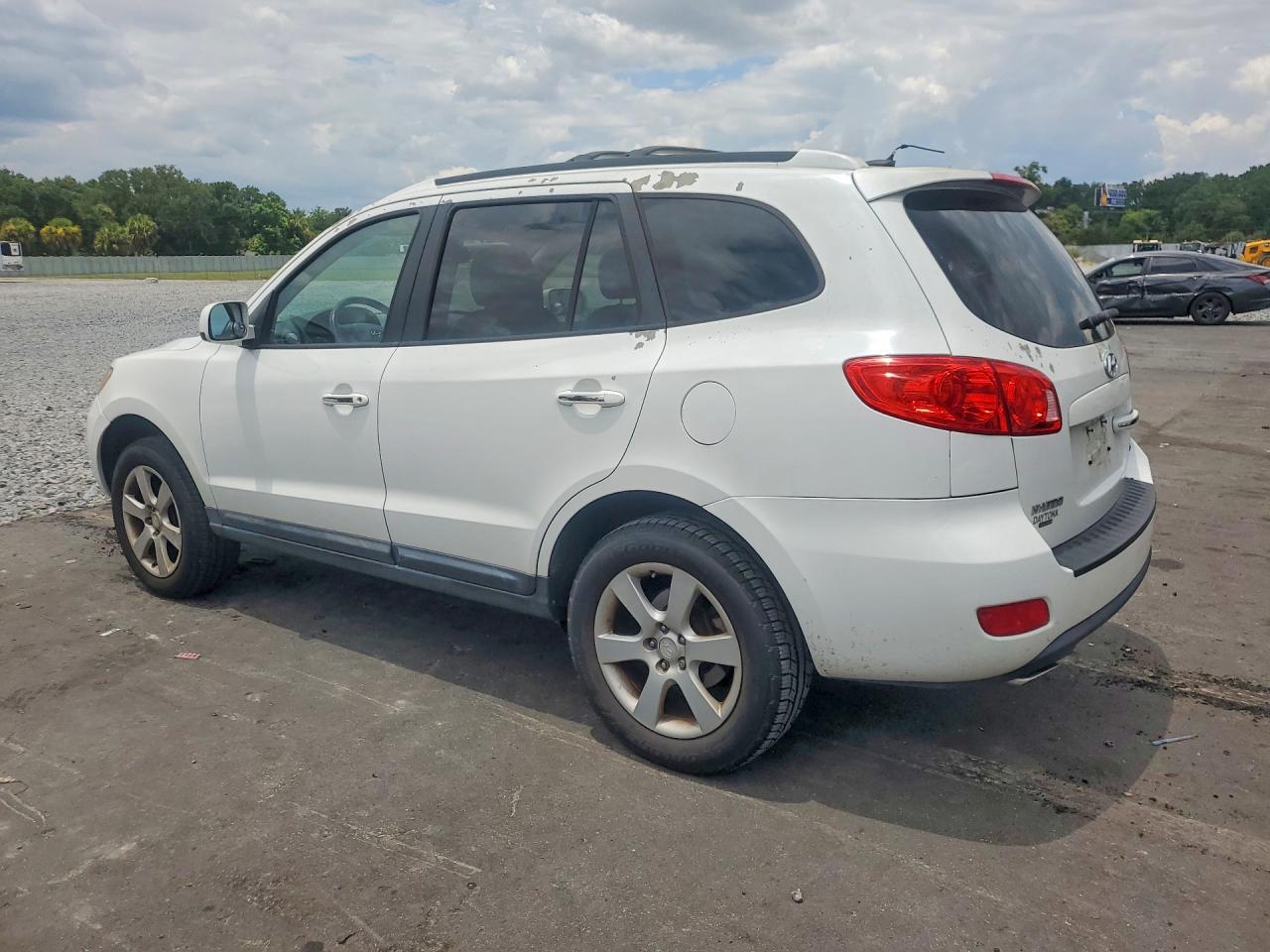 2009 Hyundai Santa Fe Limited White vin: 5NMSH13E59H298265