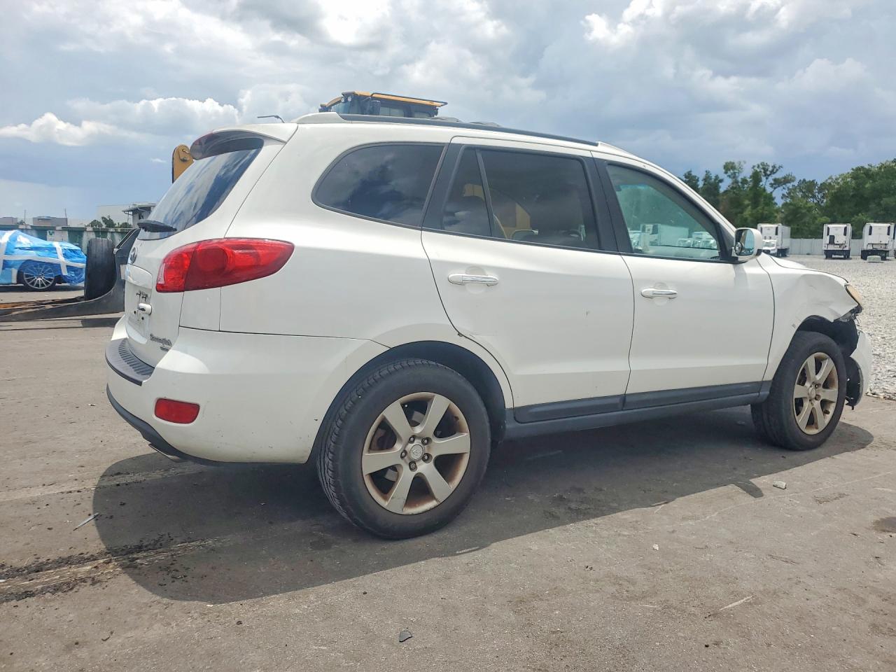 2009 Hyundai Santa Fe Limited White vin: 5NMSH13E59H298265