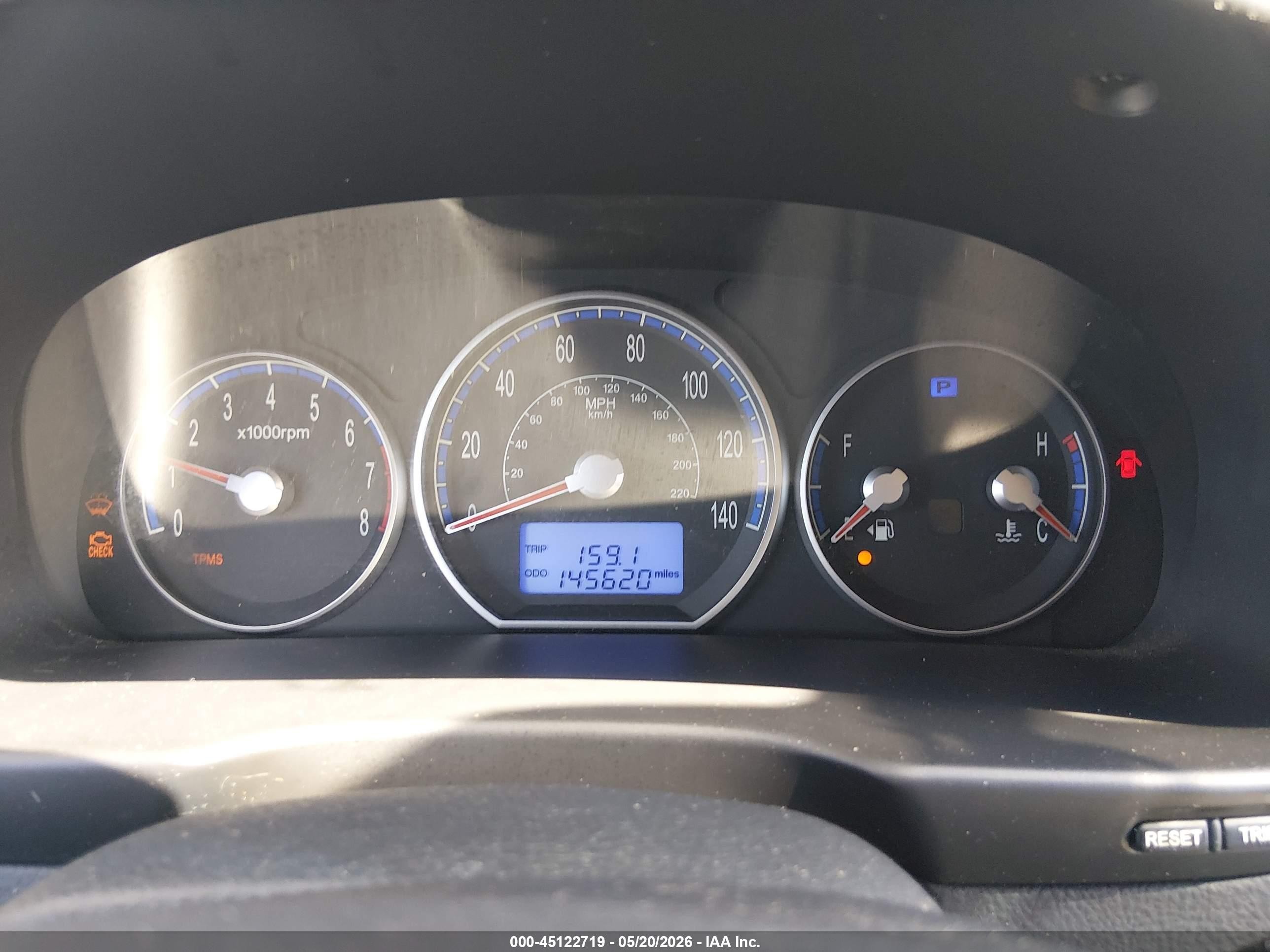 2009 Hyundai Santa Fe Limited Blue vin: 5NMSH13E59H327702