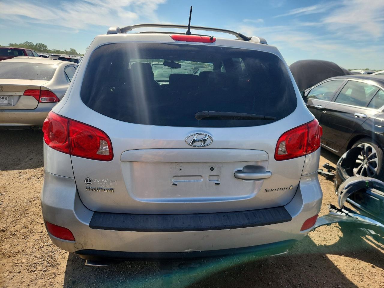 2007 Hyundai Santa Fe Se Silver vin: 5NMSH13E67H018544