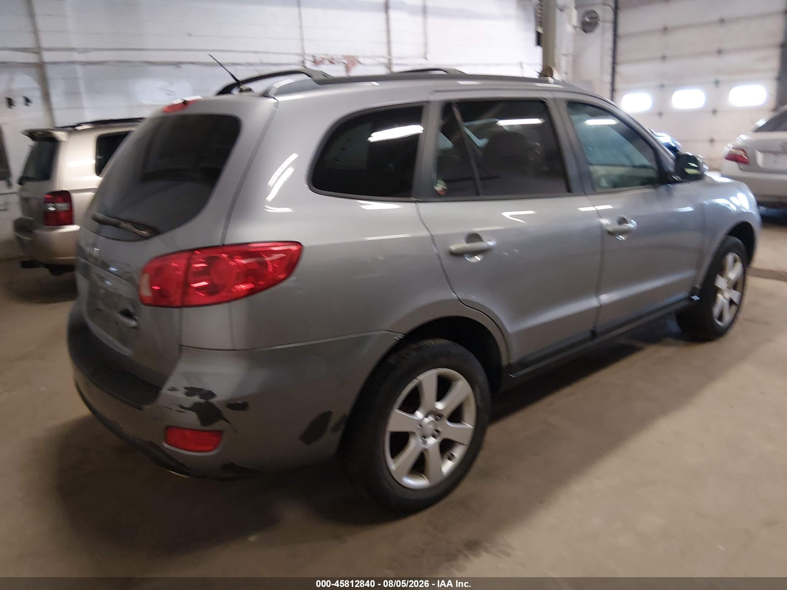2007 Hyundai Santa Fe Limited/se Серый vin: 5NMSH13E67H037076
