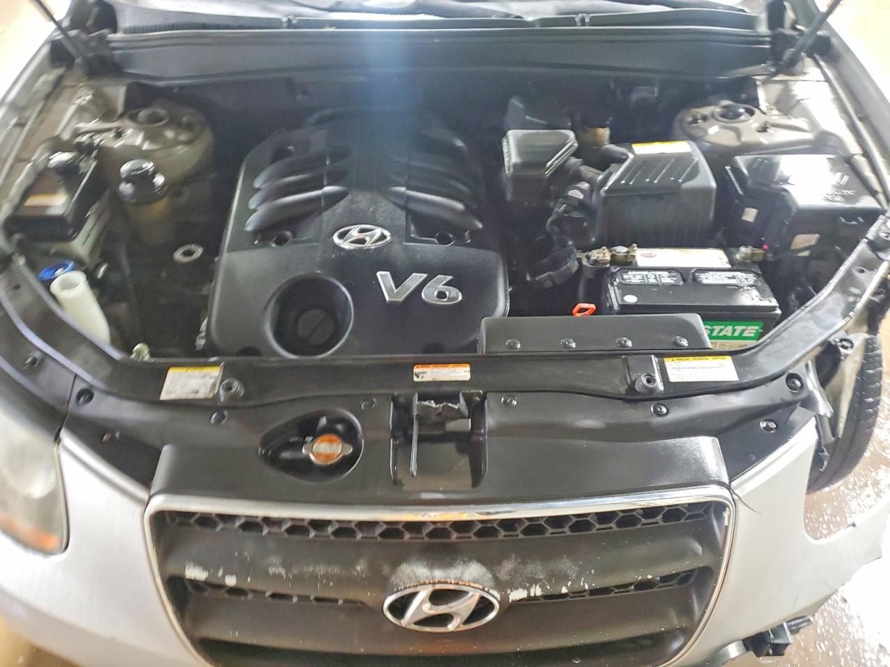 2007 Hyundai Santa Fe Se/limited Silver vin: 5NMSH13E67H112326