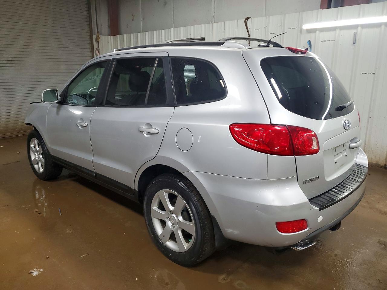 2007 Hyundai Santa Fe Se/limited Silver vin: 5NMSH13E67H112326
