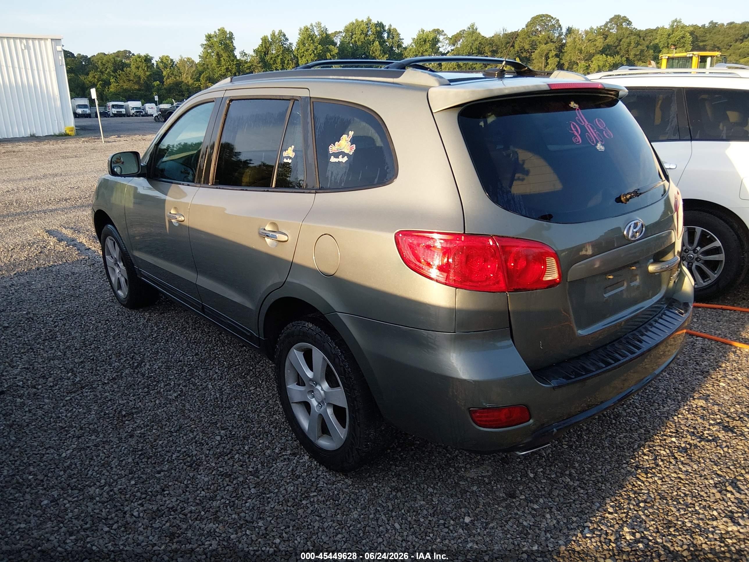 2007 Hyundai Santa Fe Limited/se Gray vin: 5NMSH13E67H112617