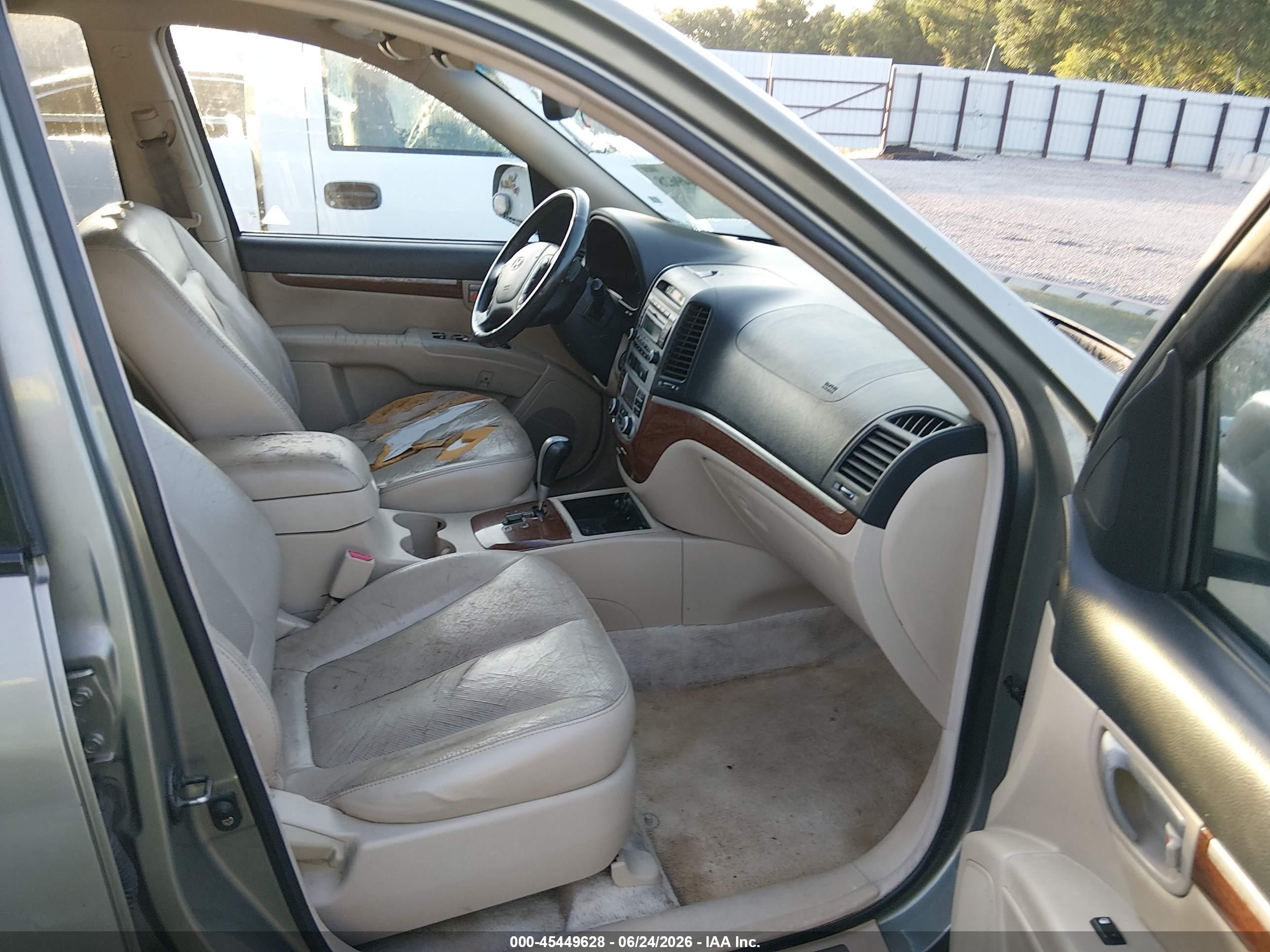 2007 Hyundai Santa Fe Limited/se Gray vin: 5NMSH13E67H112617