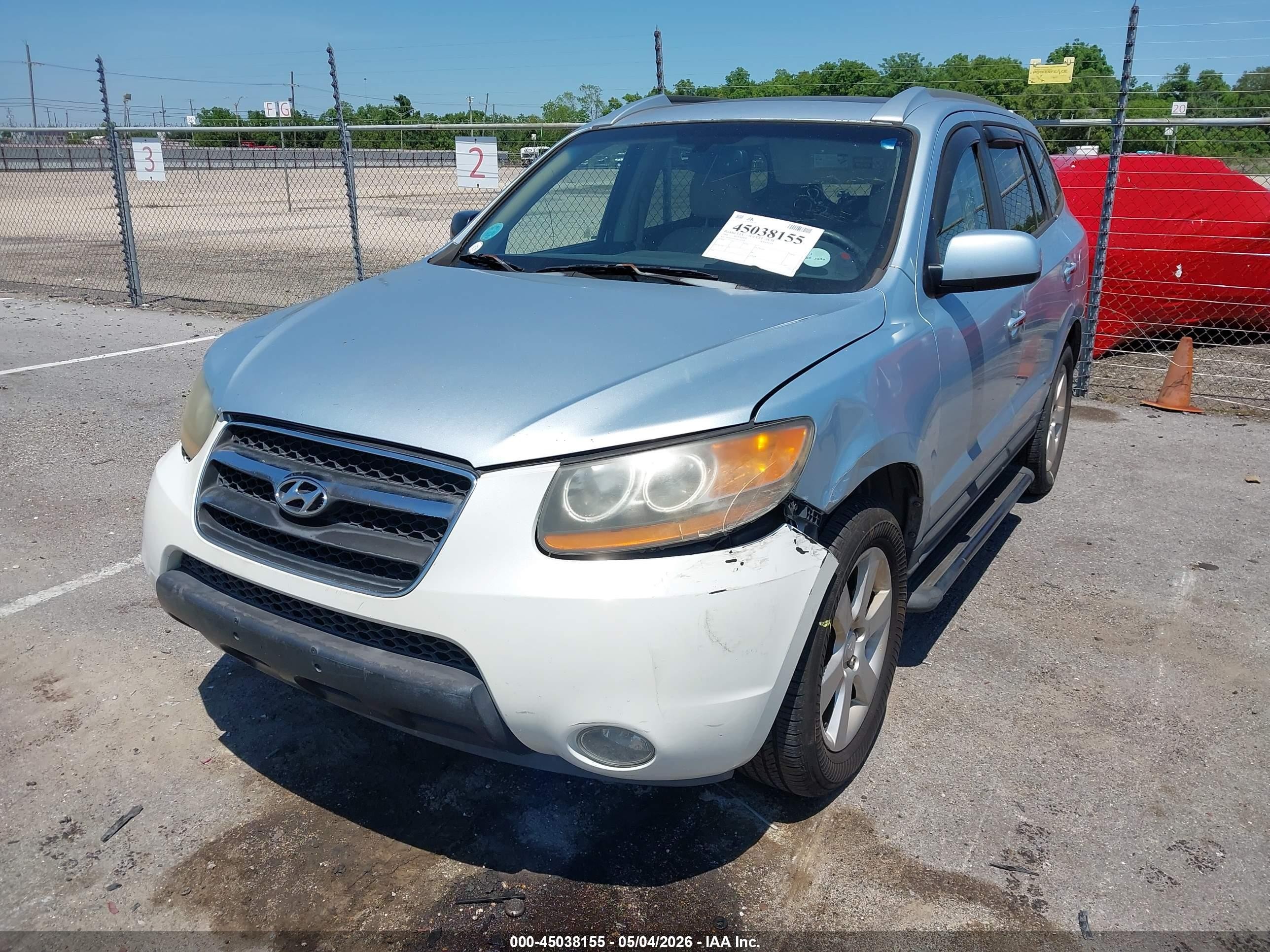 2008 Hyundai Santa Fe Limited/se Silver vin: 5NMSH13E68H145778
