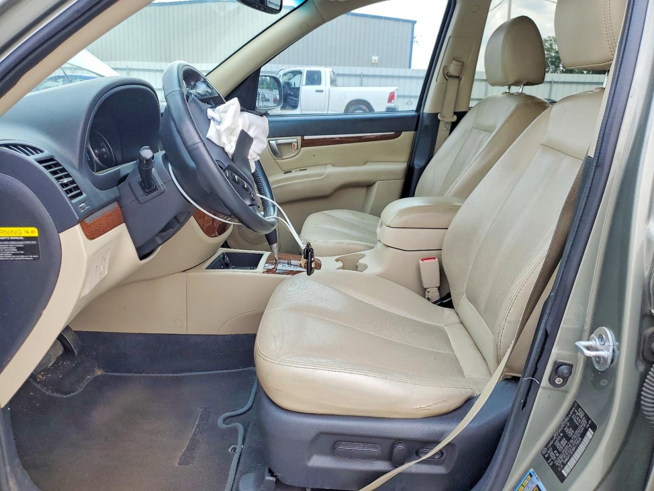 2008 Hyundai Santa Fe Se Зеленый vin: 5NMSH13E68H170826