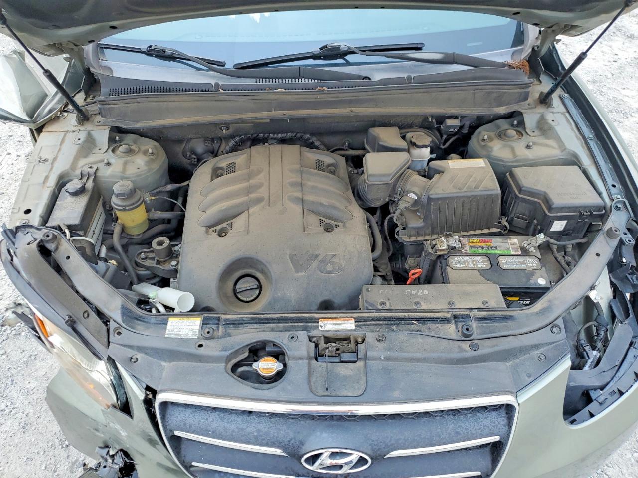 2008 Hyundai Santa Fe Se Зеленый vin: 5NMSH13E68H170826